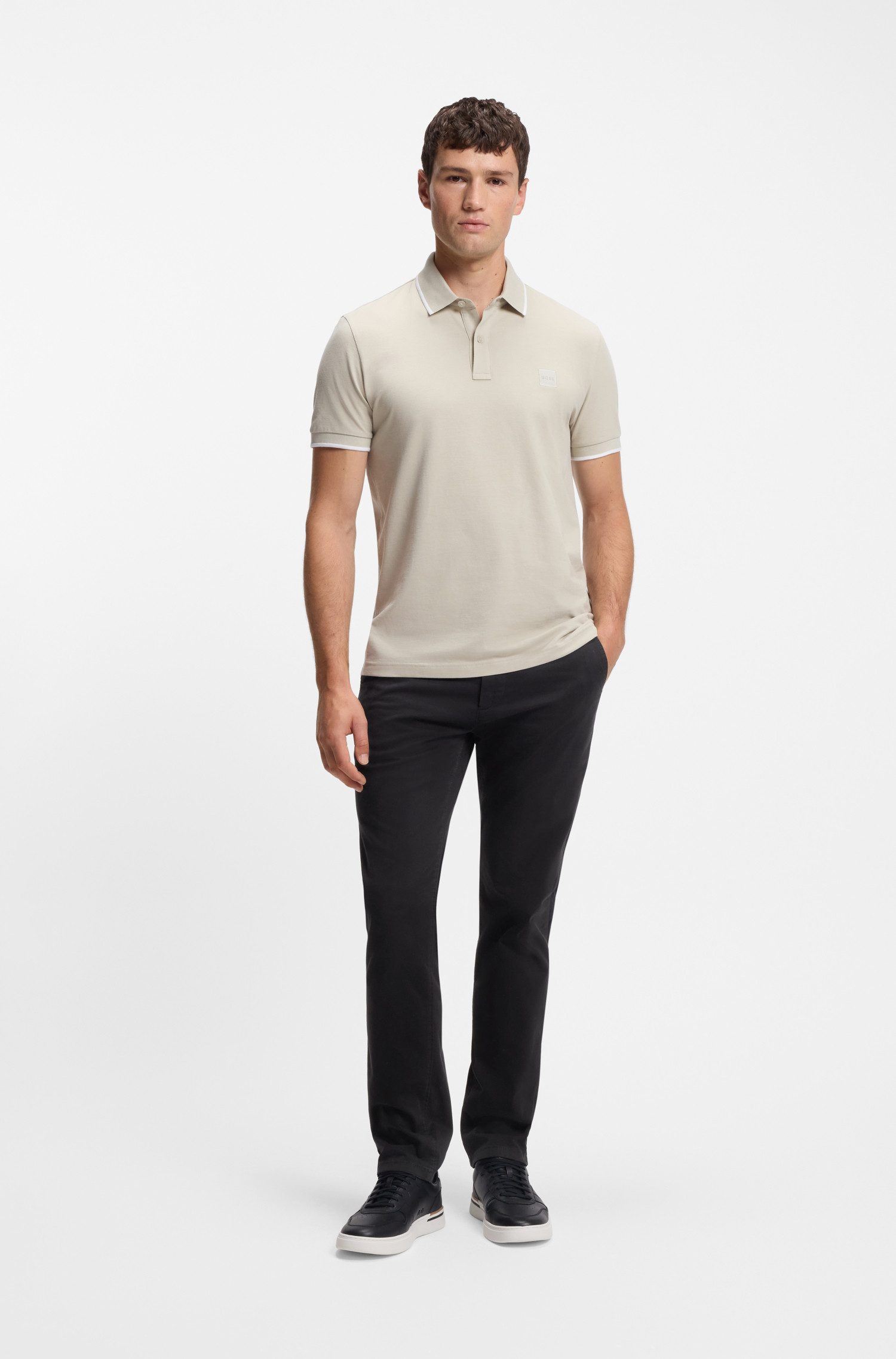 BOSS ORANGE Chinohose slim mit Gesäßtaschen