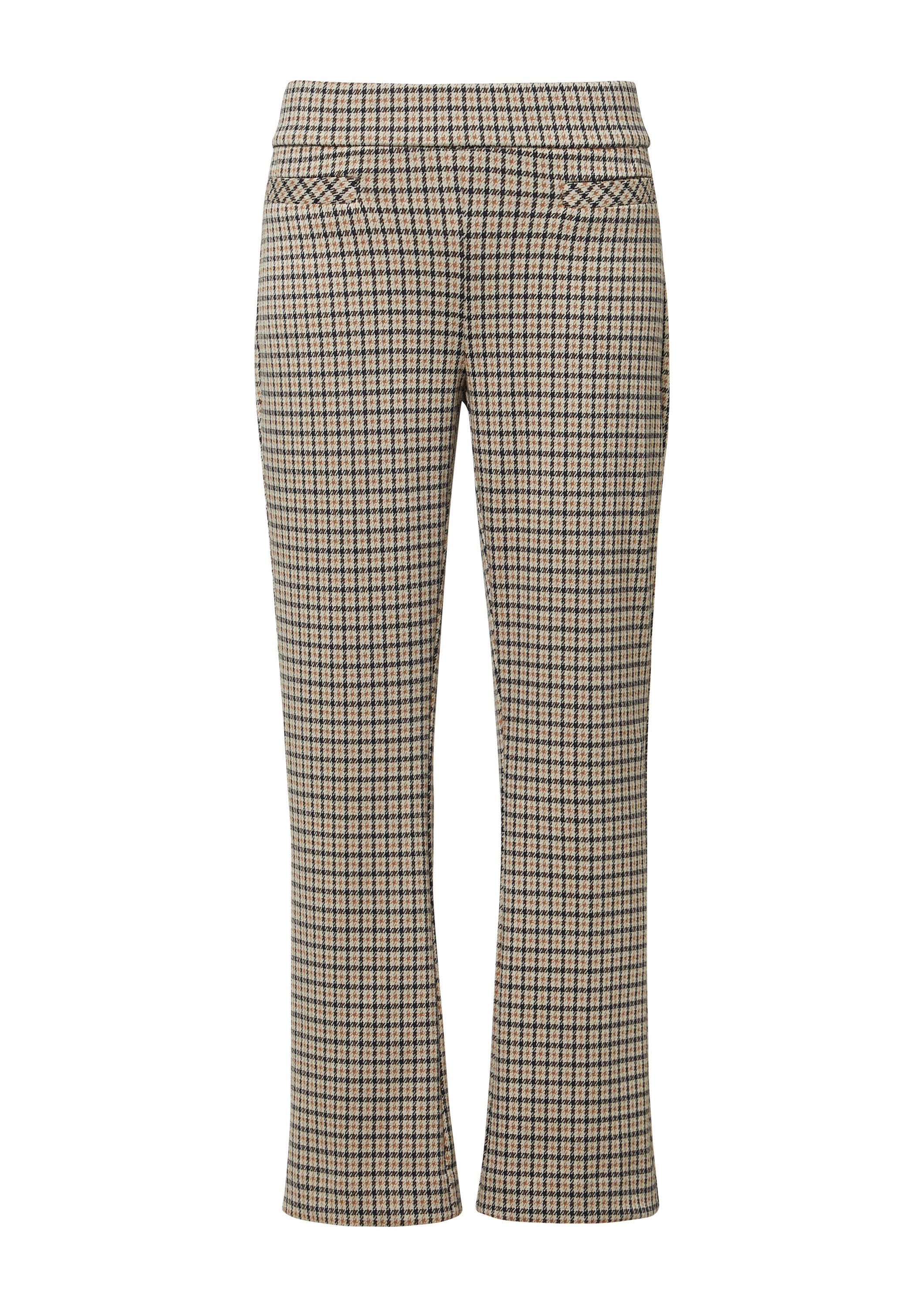 comma 7/8-Hose Hose Verkürzte Jerseyhose mit Flared Leg