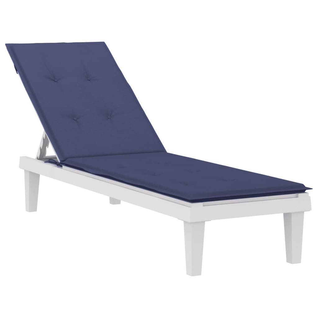 vidaXL Sitzauflage Liegestuhl-Auflage Marineblau Oxford-Gewebe, (1 günstig online kaufen