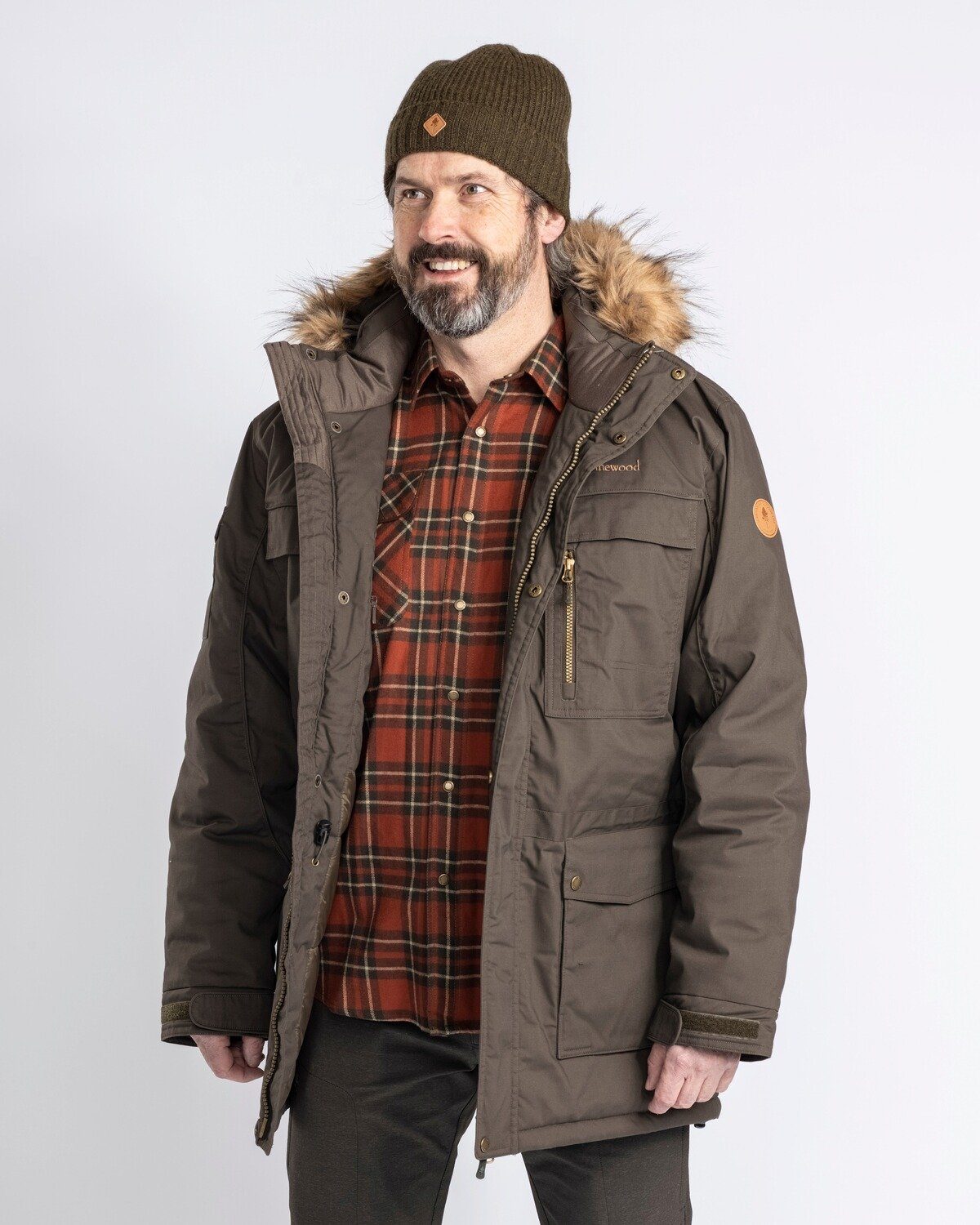 Pinewood Winterjacke Finnveden Parka Dark Olive