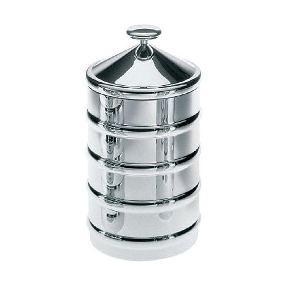 Alessi Dose Küchendose H. 21 cm Kalisto 3, Küchendose H., Ø11cm, Aluminium