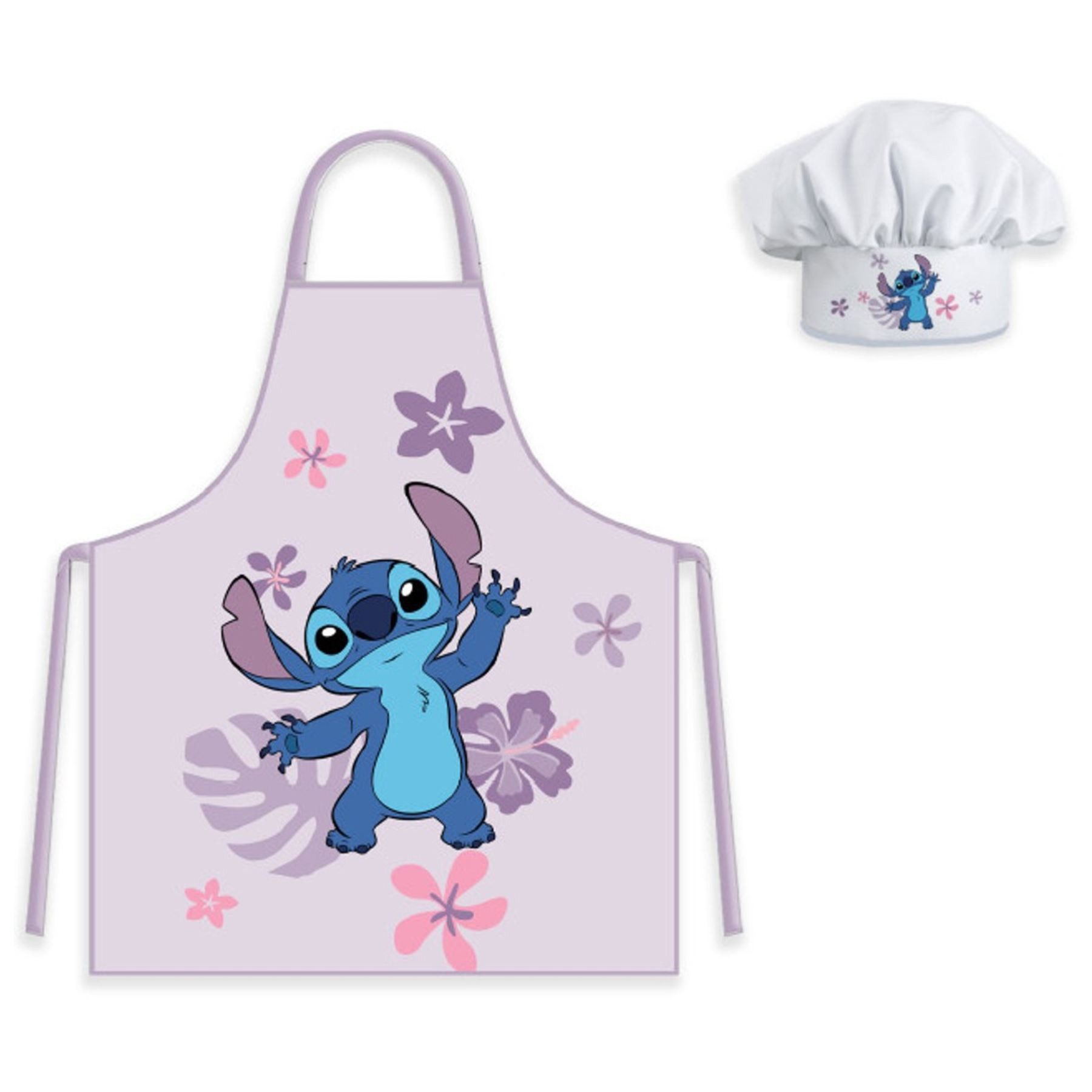 Lilo & Stitch Kochschürze Kinder Schürze mit Kochmütze für Spielküche, (2-tlg)