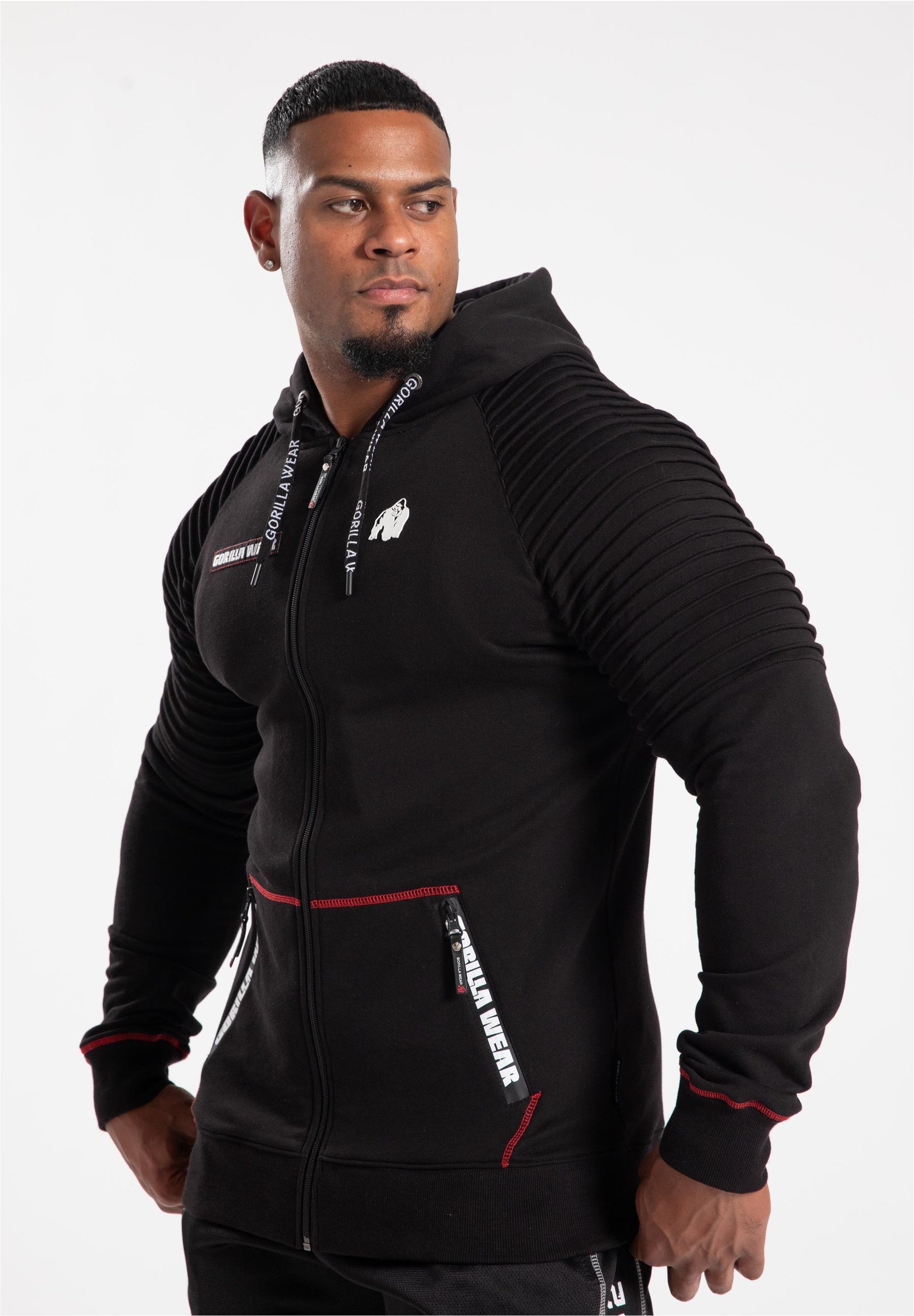Gorilla Wear Sweatshirt mit gerippten Schultern günstig online kaufen
