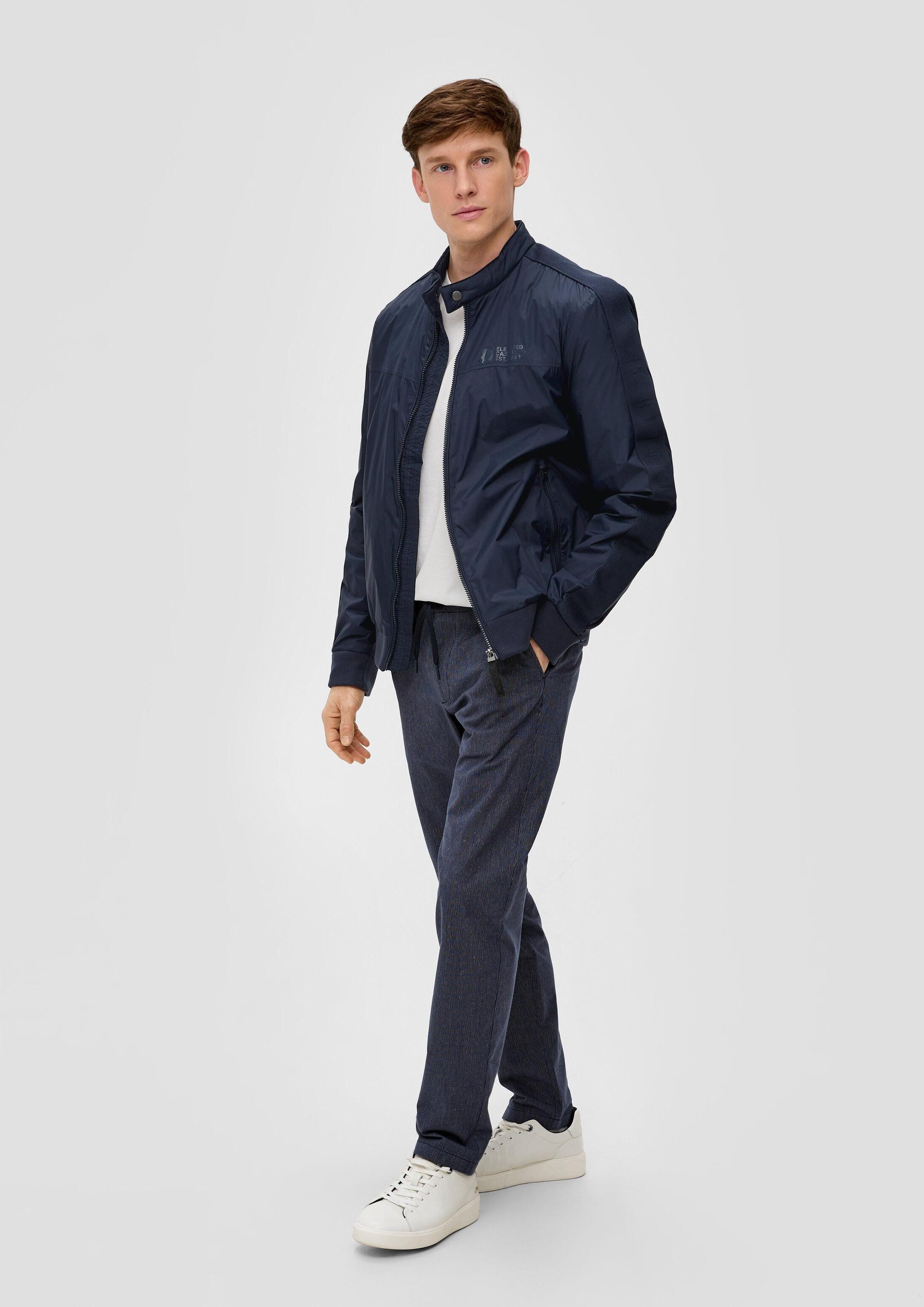 s.Oliver Funktionsjacke Outdoor-Jacke Nylonjacke mit Stehkragen