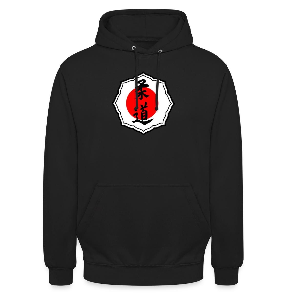 Spreadshirt Hoodie Judo Kanji Mit Roter Sonne Japan Unisex Hoodie (1-tlg)