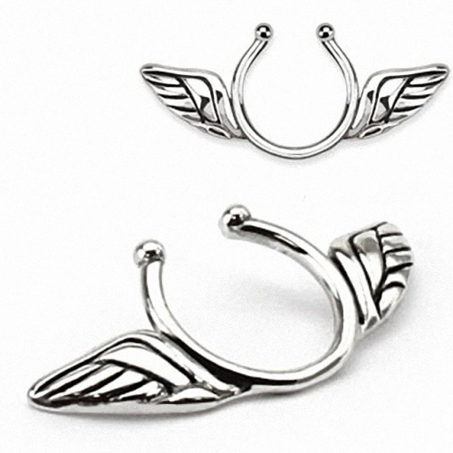 Taffstyle Intimpiercing Intim Piercing Klemmring Engelsflügel günstig online kaufen