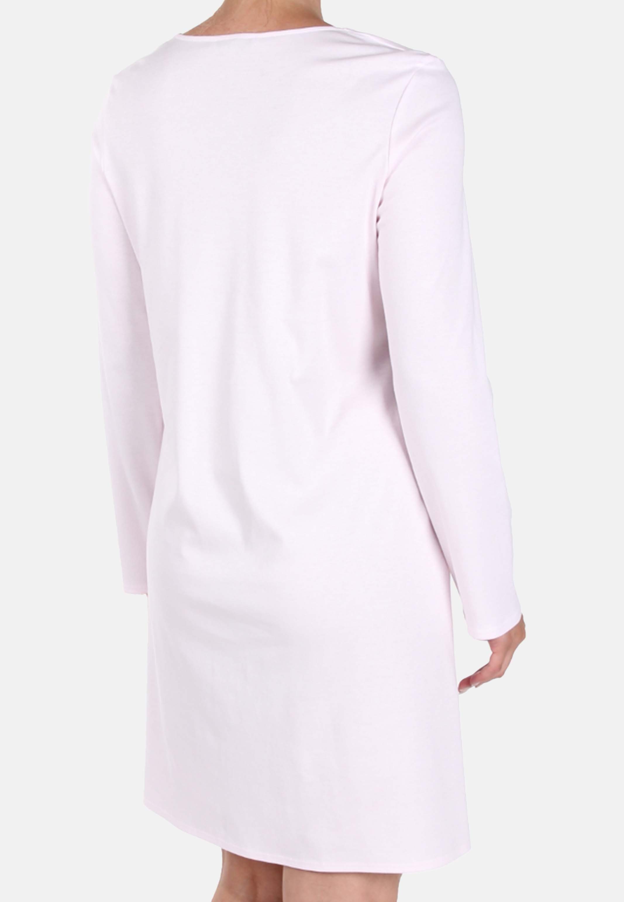 (1-tlg) langen mit Féraud Rose Nachthemd Basic - Baumwolle Ärmeln - Nachthemd Bigshirt