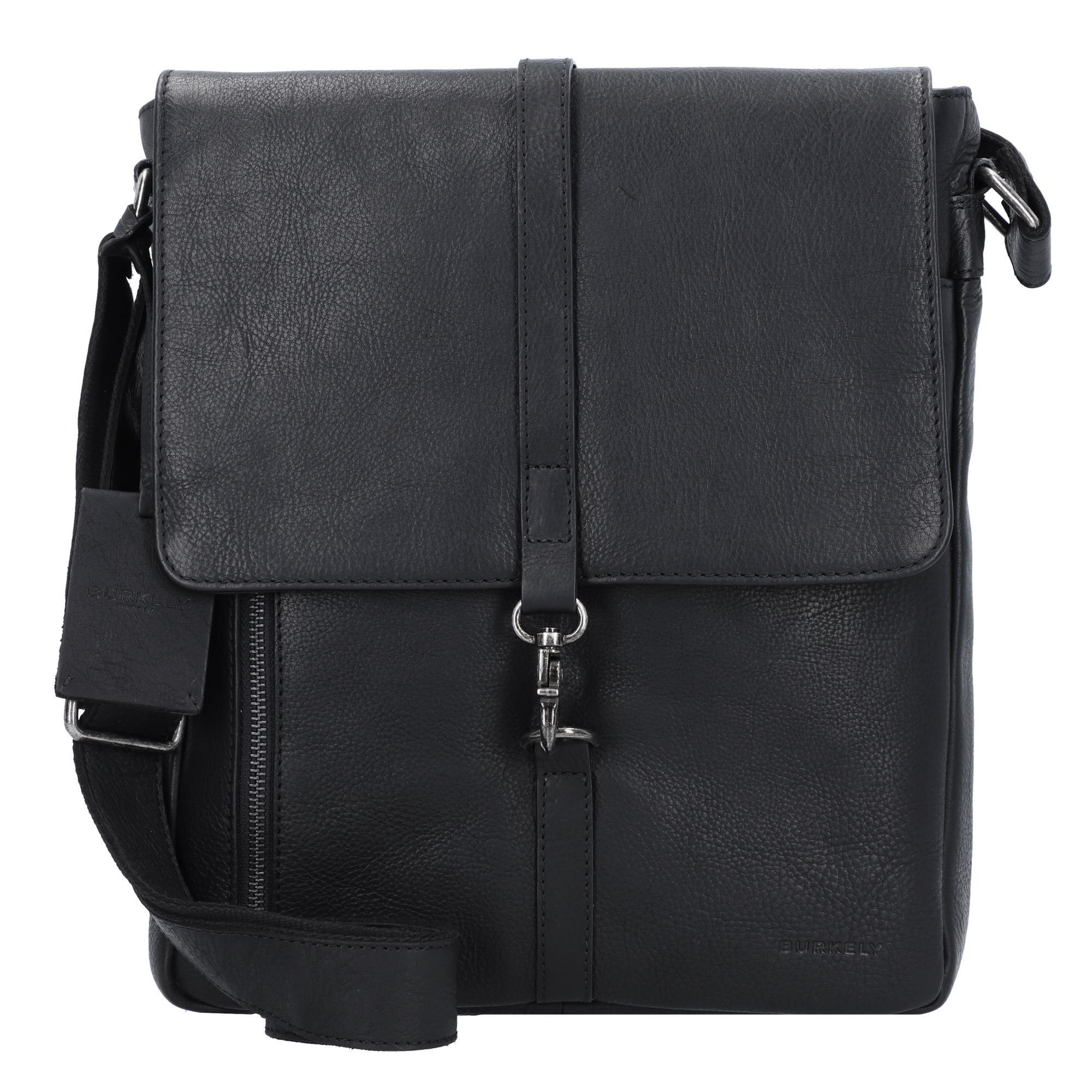 Preis ist unschlagbar Burkley Burkely Messenger Bag Leder Avery, Antique black