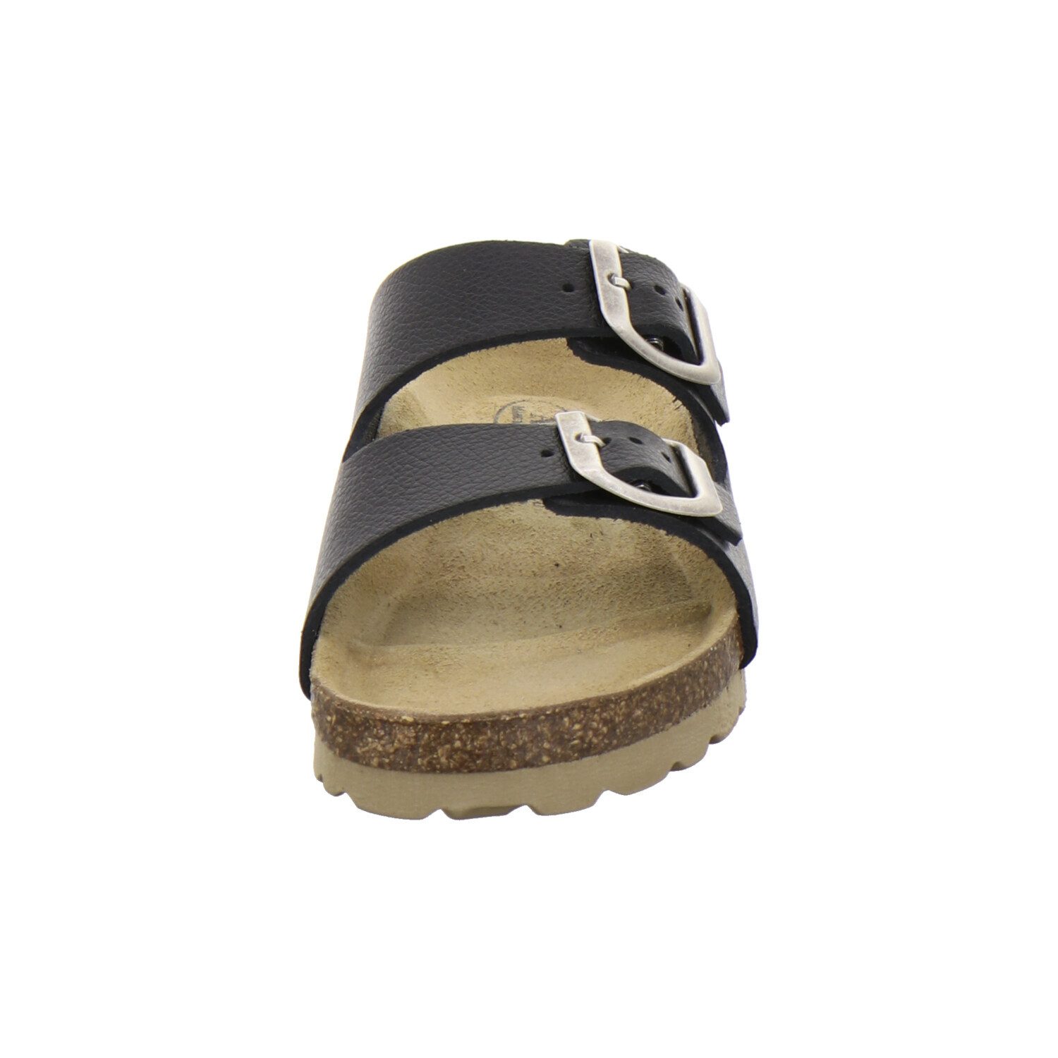 AFS-Schuhe 110023 Zweischnaller Pantolette für Jungen aus Leder, mit softem Fußbett
