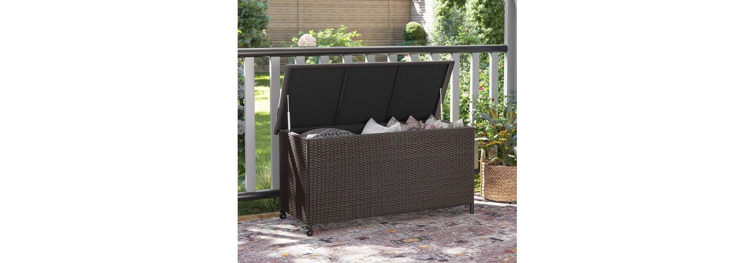 SONGMICS Auflagenbox »GGC02«, Gartenbox 129 x56 x65 cm, 400L