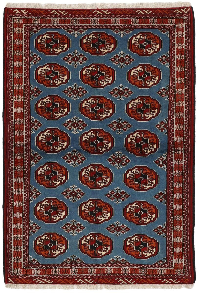 Orientteppich Turkaman 130x192 Handgeknüpfter Orientteppich / Perserteppich, Nain Trading, rechteckig, Höhe: 6 mm