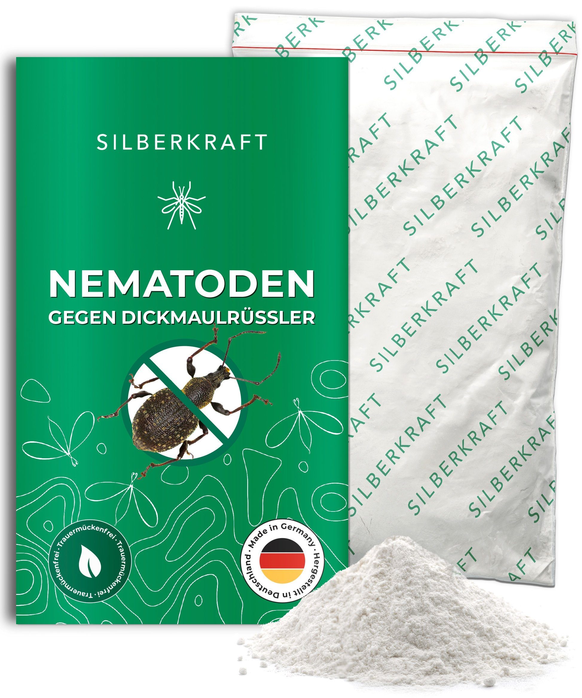 Silberkraft Insektenvernichtungsmittel HB Nematoden, 1-St., zur Bekämpfung von Dickmaulrüsslern & Engerlingen