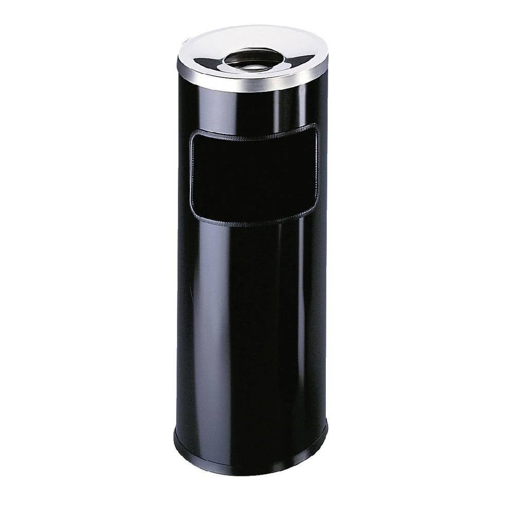 DURABLE Mülleimer Papierkorb mit Ascher Safe rund 333201, Inkl. Aschenbecher