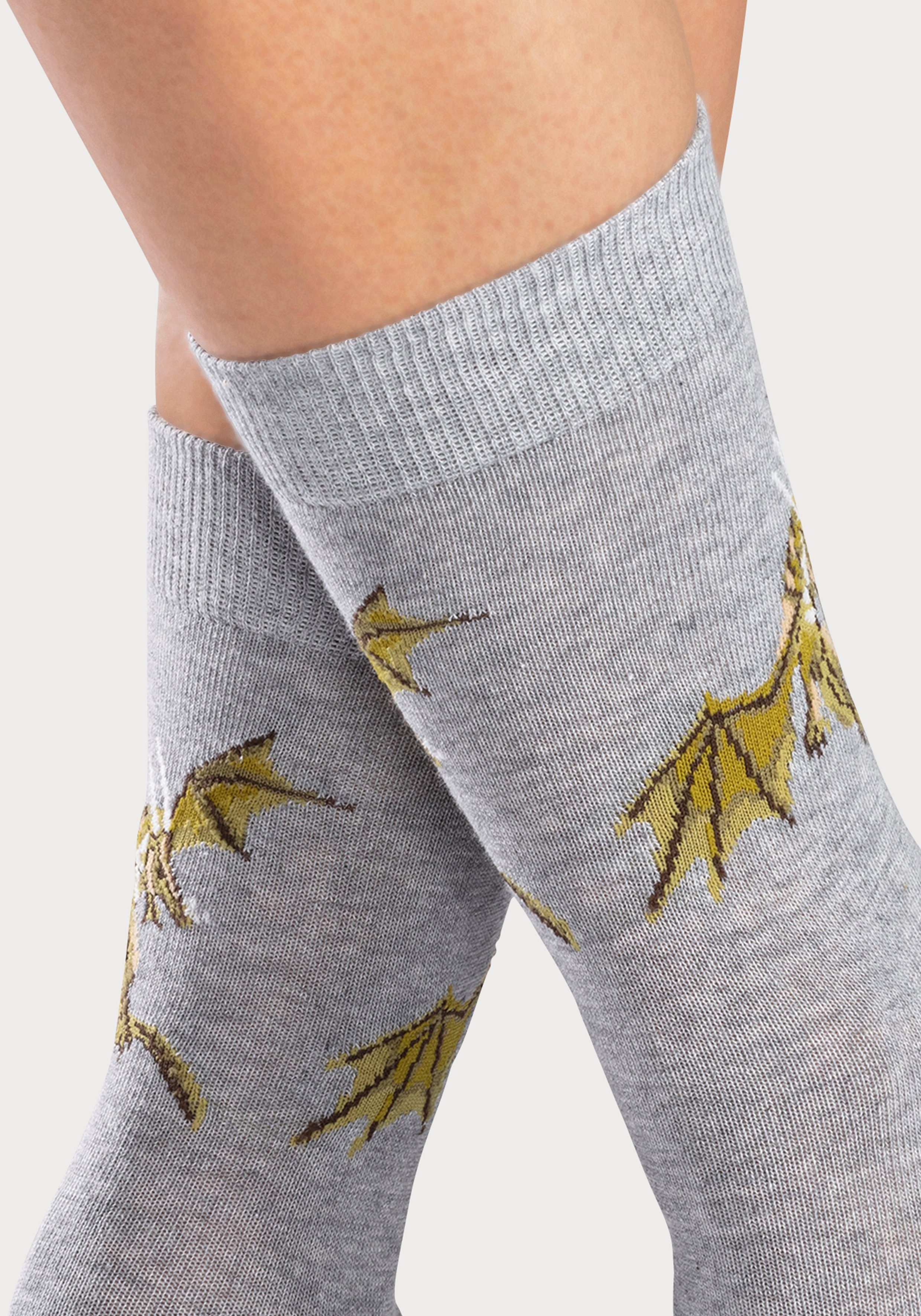 Drachen unterschiedlichen Socken mit (5-Paar) H.I.S Motiven