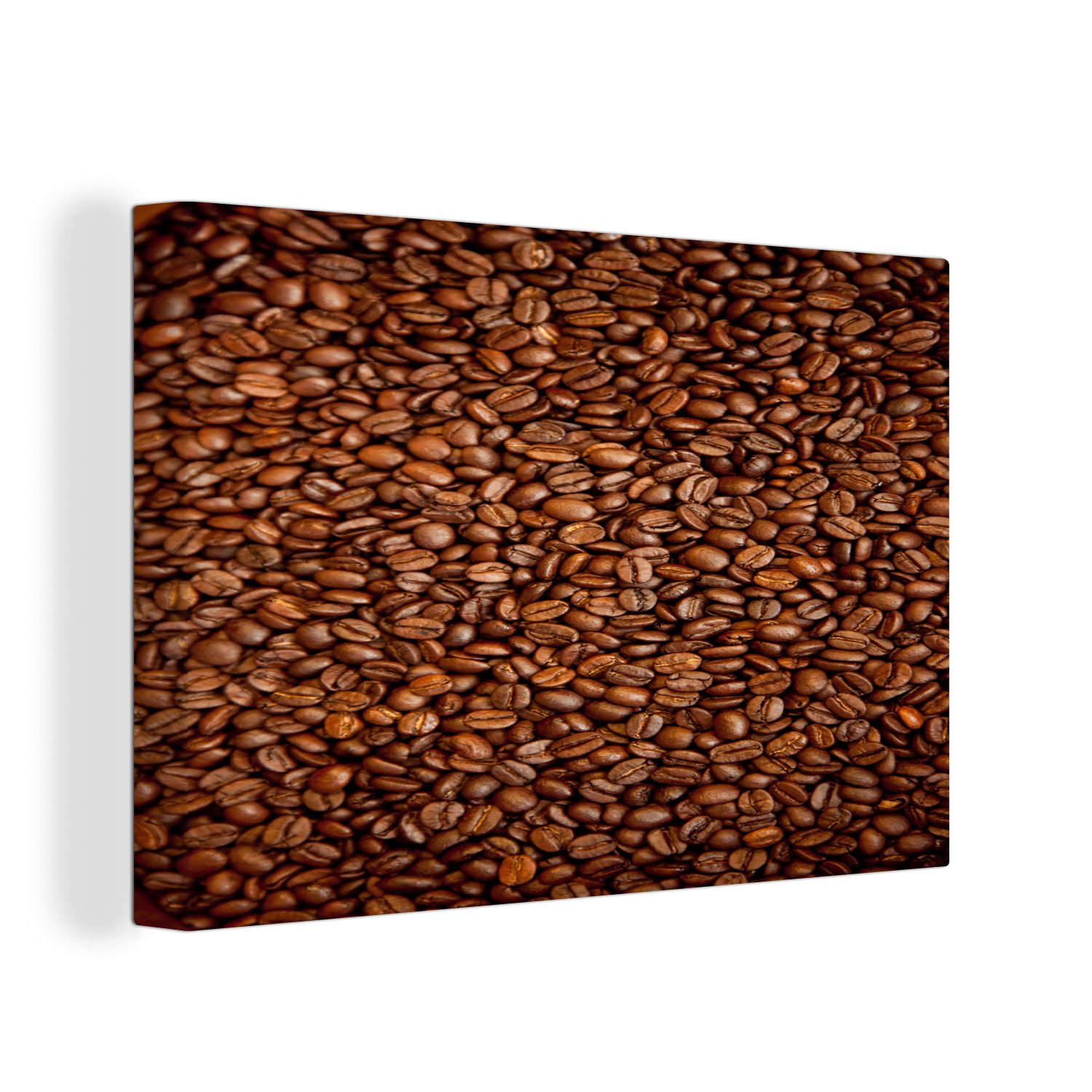 Kaffeebohnen, 30x20 Aufhängefertig, Leinwandbild Große Wandbild St), Leinwandbilder, (1 cm Wanddeko, OneMillionCanvasses® Menge an