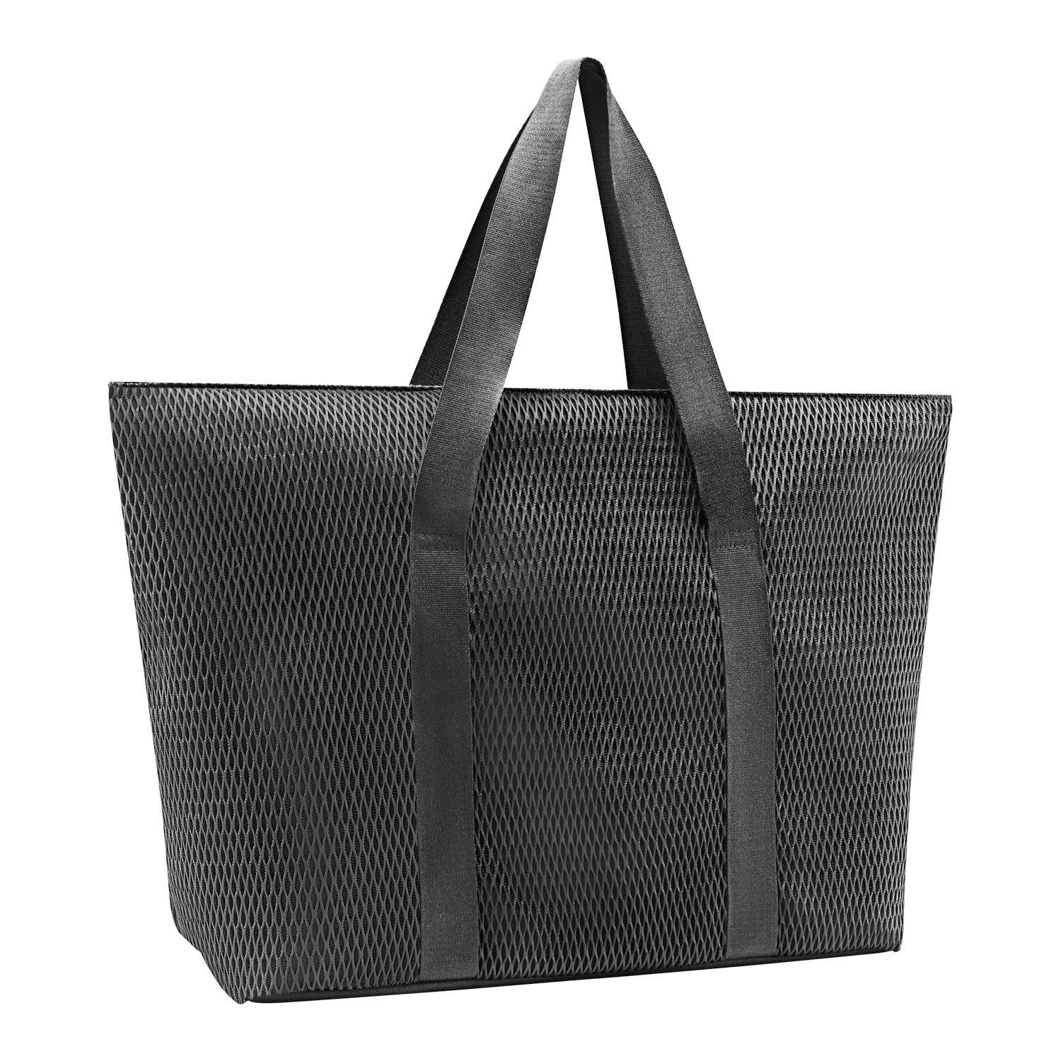 Tragetasche EXTRALITE SHOPPER, 35 Liter, Schwarz, Mesh
