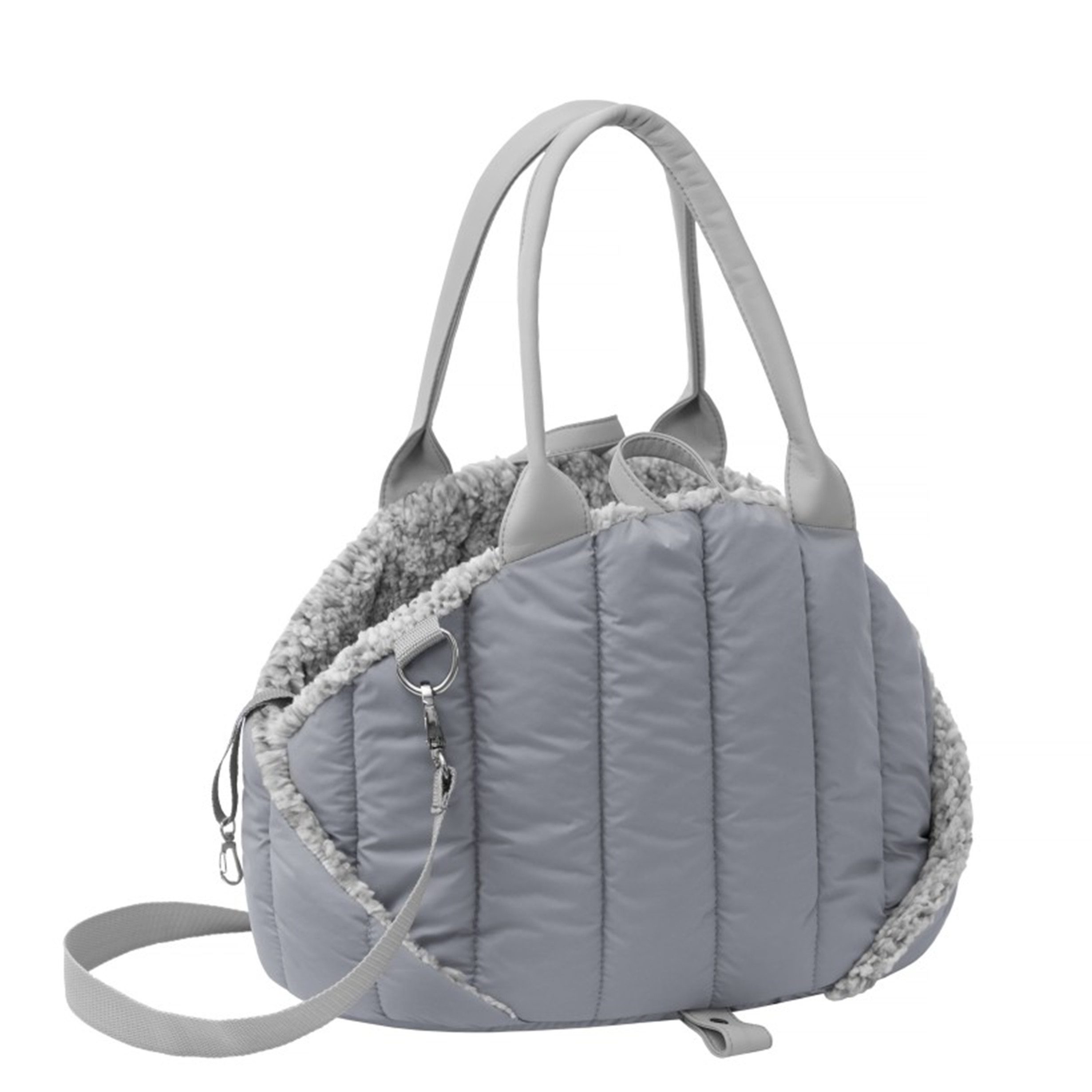 Hobbydog Tiertransportbox Sea Shell 3-in-1 Transporttasche Autositz Reisebett, mit Karabiner und Sicherheitsleine, weich gefüttert