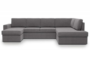 Home affaire Wohnlandschaft Delaware Schlafsofa, Liegefläche 149x260 cm, mit Bettfunktion und Stauraum, Breite 292 cm, Webstoff fein