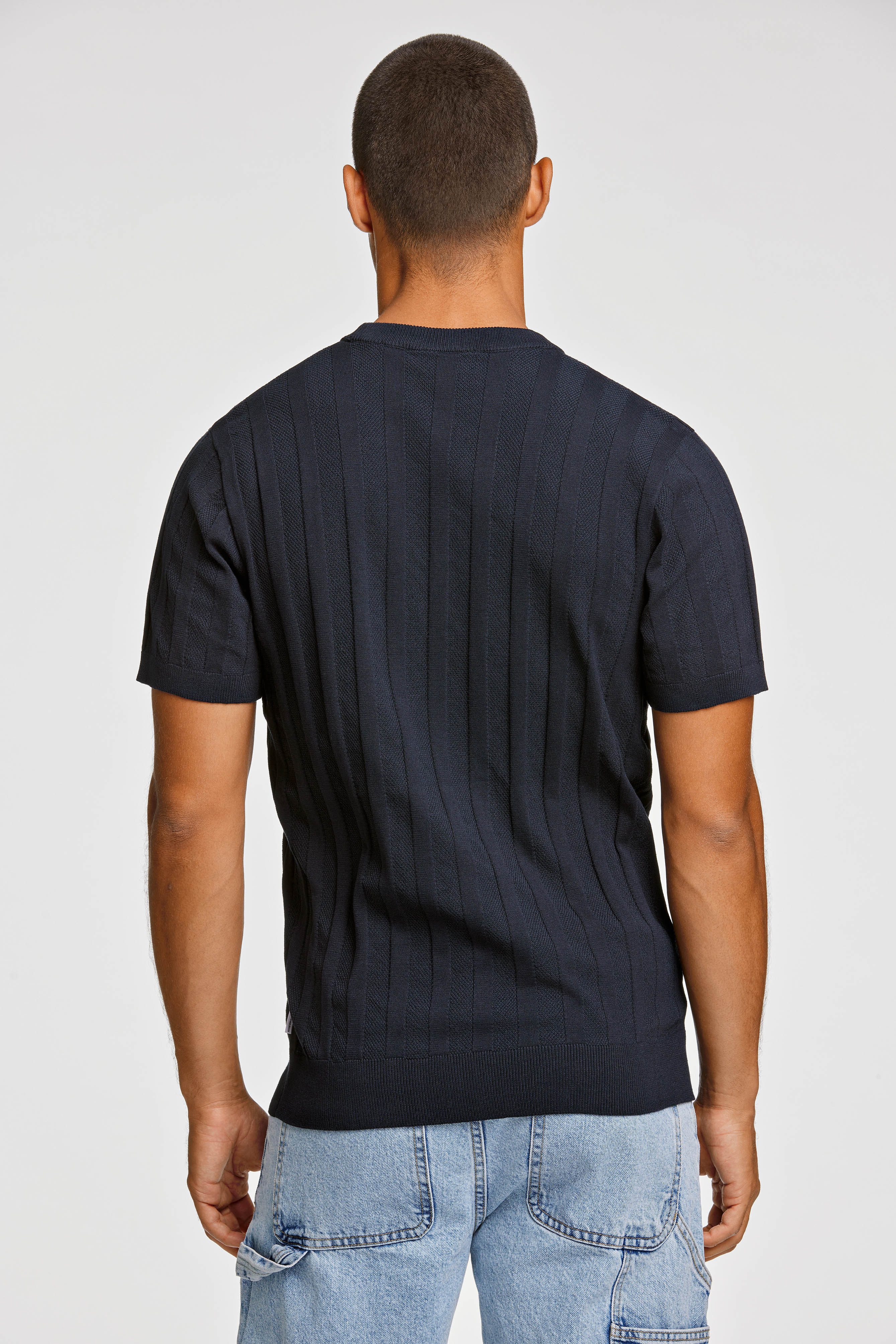 LINDBERGH Kurzarmpullover mit Struktur-Muster günstig online kaufen