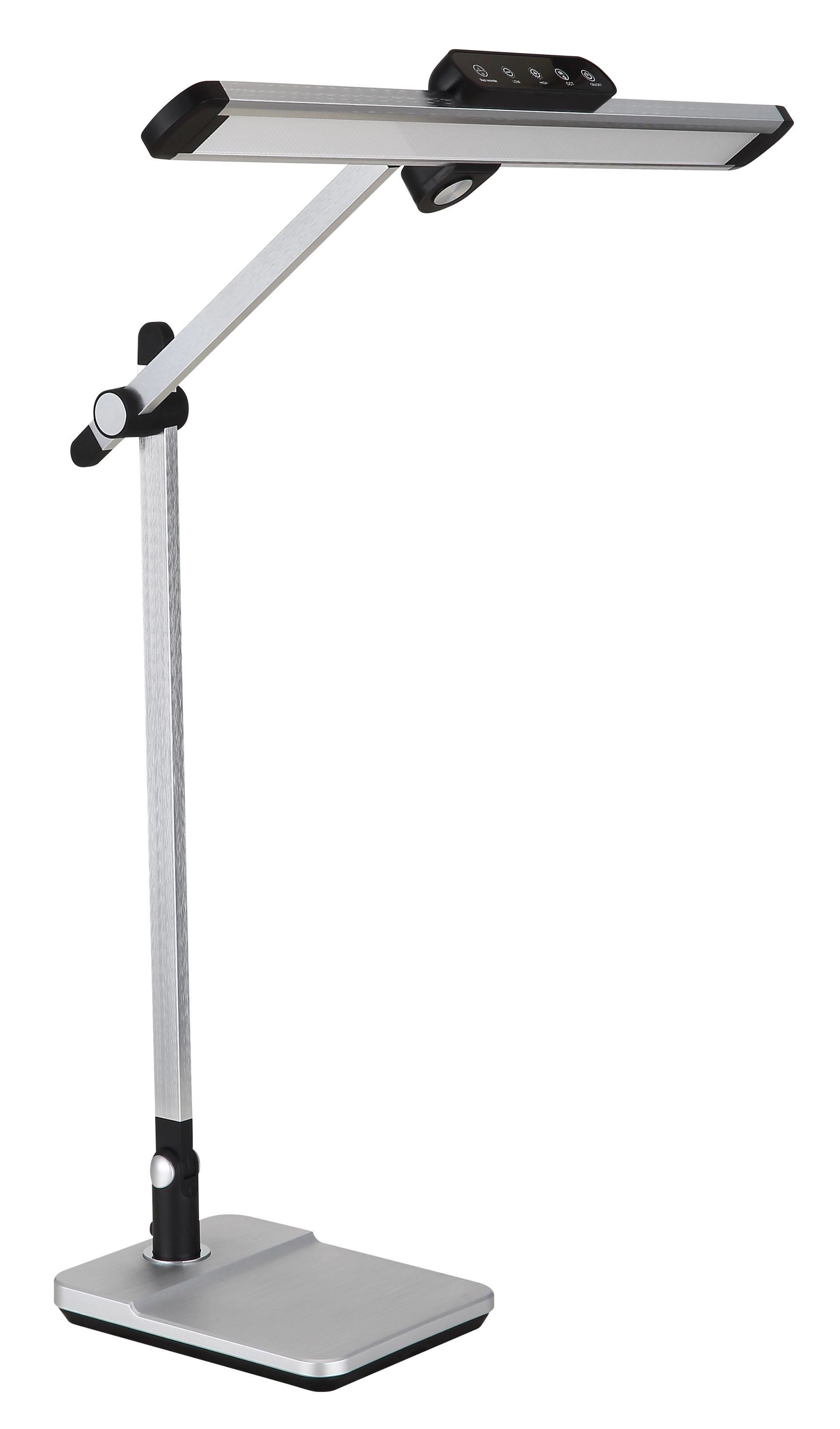 GLOBO LIGHTING LED Tischleuchte LOPIRA, Dimmfunktion, Memoryfunktion, mehrere Helligkeitsstufen, LED fest integriert, warmweiß - kaltweiß, Schreibtischlampe, Tischlampe, Büro, Arbeitszimmer