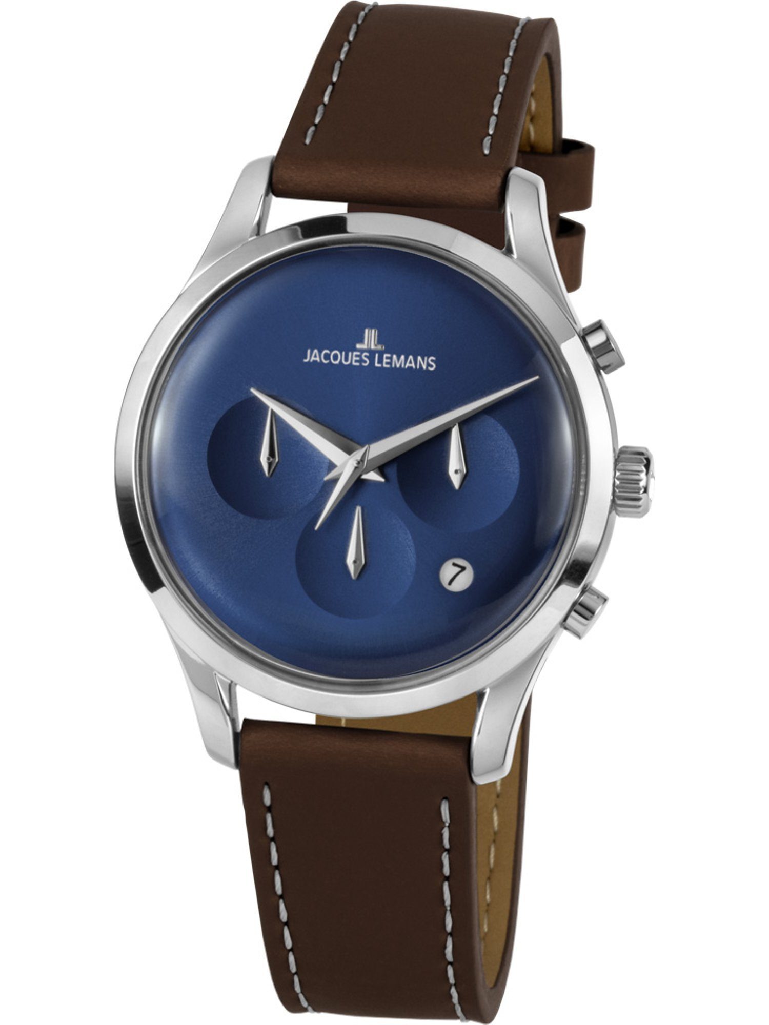 Jacques Lemans Quarzuhr Jacques Lemans Unisex-Uhren Analog Quarz, Klassikuhr blau