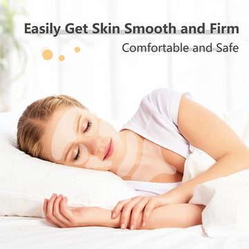 COOL-i ® Kosmetikbehandlungsgerät, 11 Stk. Silikon Anti-Falten-Abdeckung Gesicht, Hals & Brust