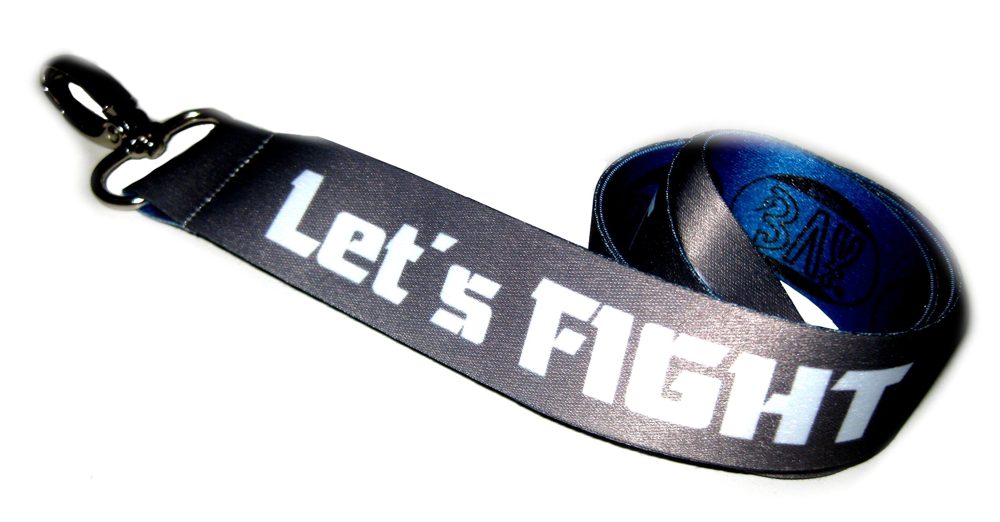 BAY-Sports Schlüsselanhänger Let´s Fight Kampfsport Schlüsselband günstig online kaufen
