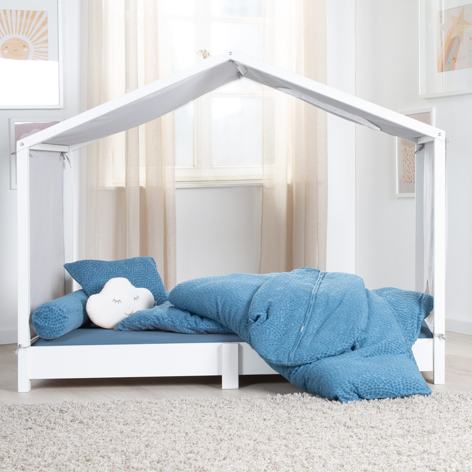 roba® Kinderbettwäsche Lil Planet - BIO BAUMWOLLE - versch. Farben - weiche günstig online kaufen