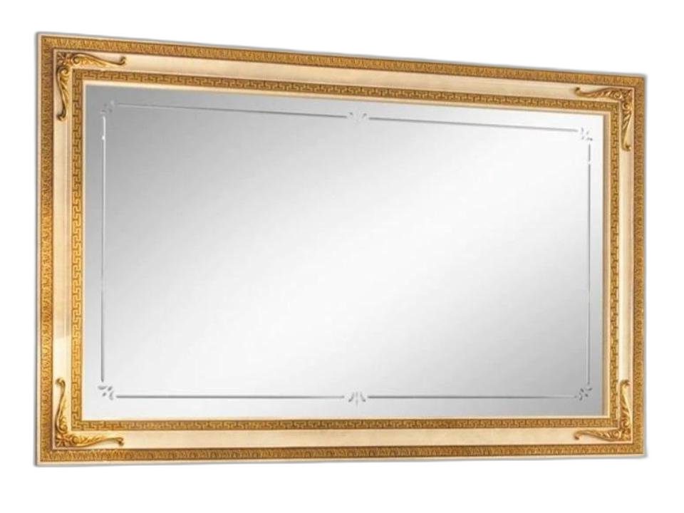 Xlmoebel Wandspiegel Traditioneller Wandspiegel Möbel Gold 170x110 Holzrahmen (1-St), Hergestellt in Europa