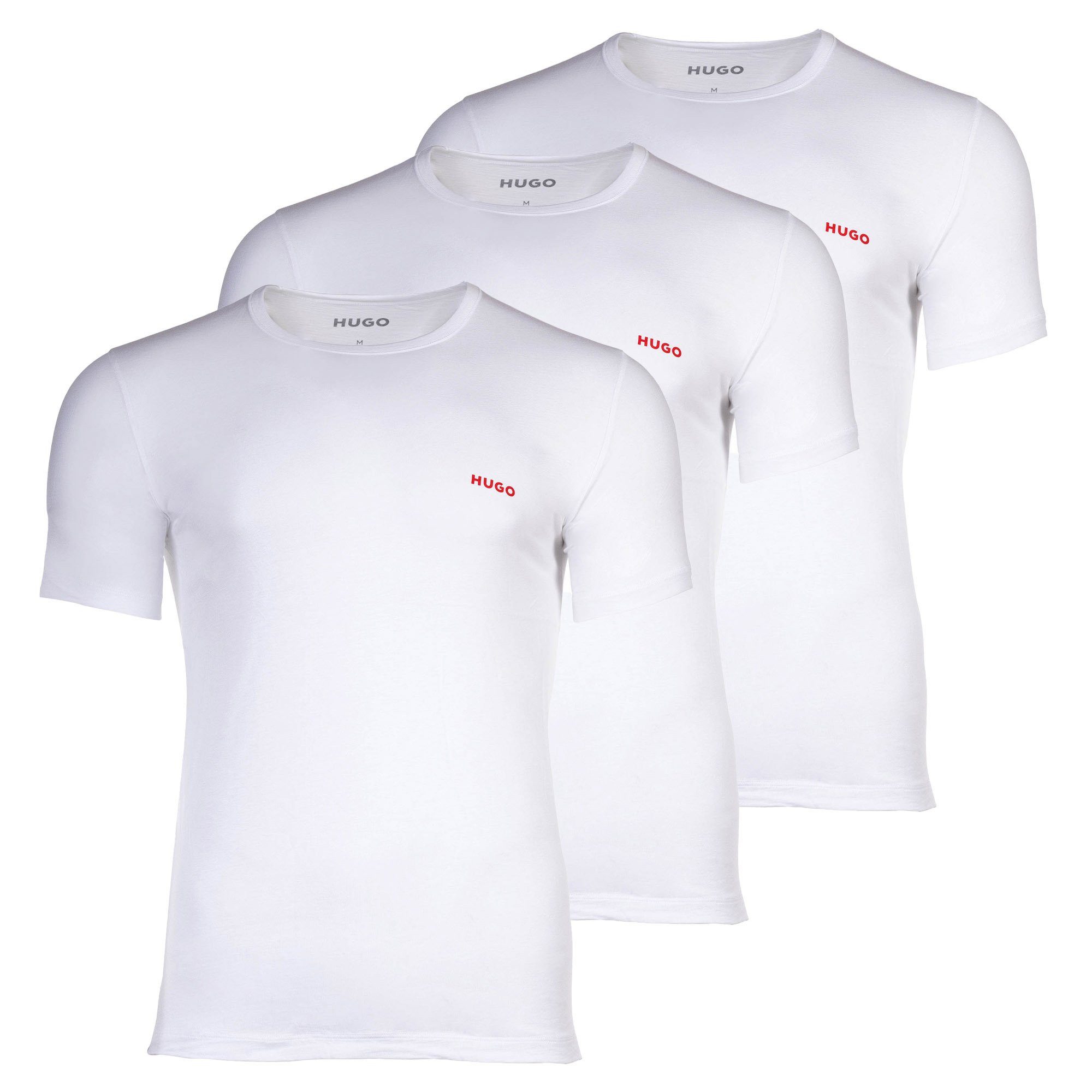 HUGO T-Shirt Herren T-Shirt 3er Pack Baumwolle (Packung, 3er Pack) günstig online kaufen