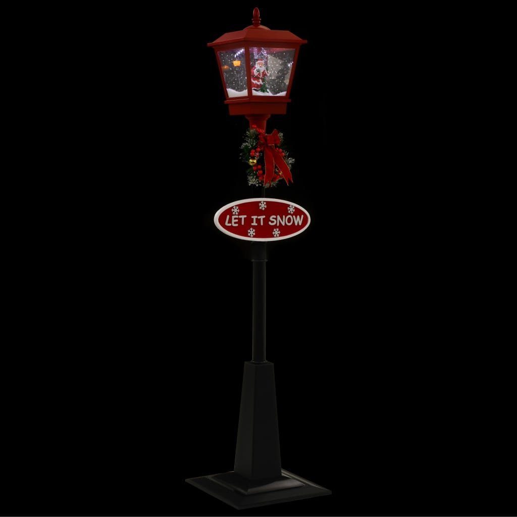 vidaXL Dekolicht 180 cm Weihnachts-Straßenlampe mit Weihnachtsmann 180 cm LED
