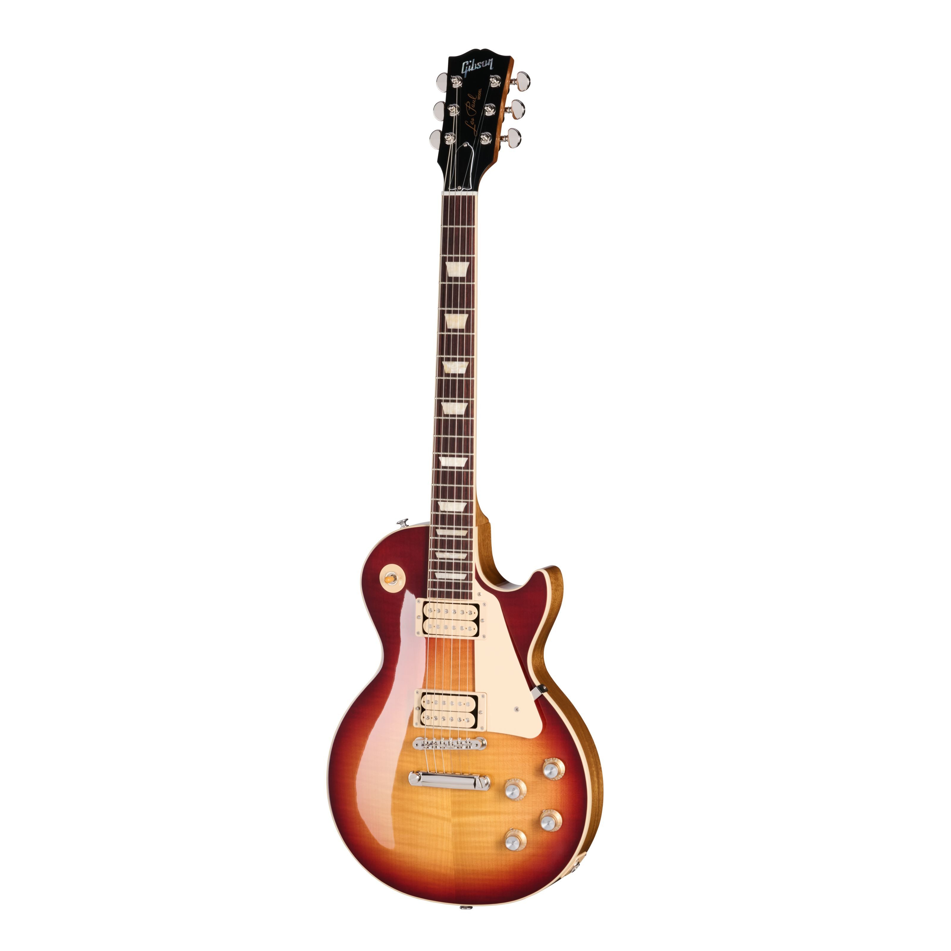Gibson E-Gitarre, E-Gitarren, Single Cut Modelle, Les Paul Standard 60s Double Trouble Vintage Bourbon Burst Gloss -