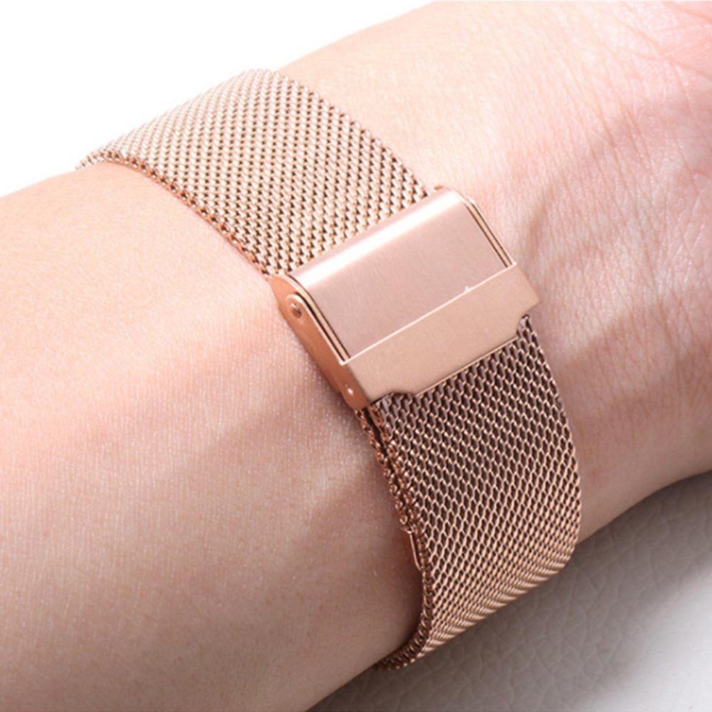 BTTO Uhrenarmband Uhrenarmband,Edelstahl Mesh Schnellverschluss Ersatzband, günstig online kaufen