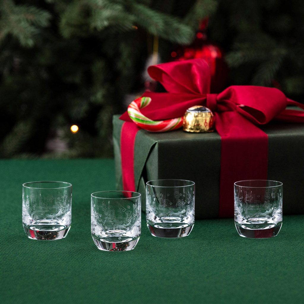 Villeroy & Boch Schnapsglas Toy's Delight Schnapsglas, Set 4tlg., 40 ml, 4-tlg., Glas, Kristallglas, 4 Stck, spülmaschinenfest