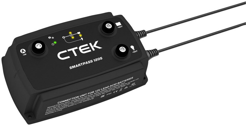 CTEK Batteriewächter Smartpass 120S, Batteriewächter zum Schutz