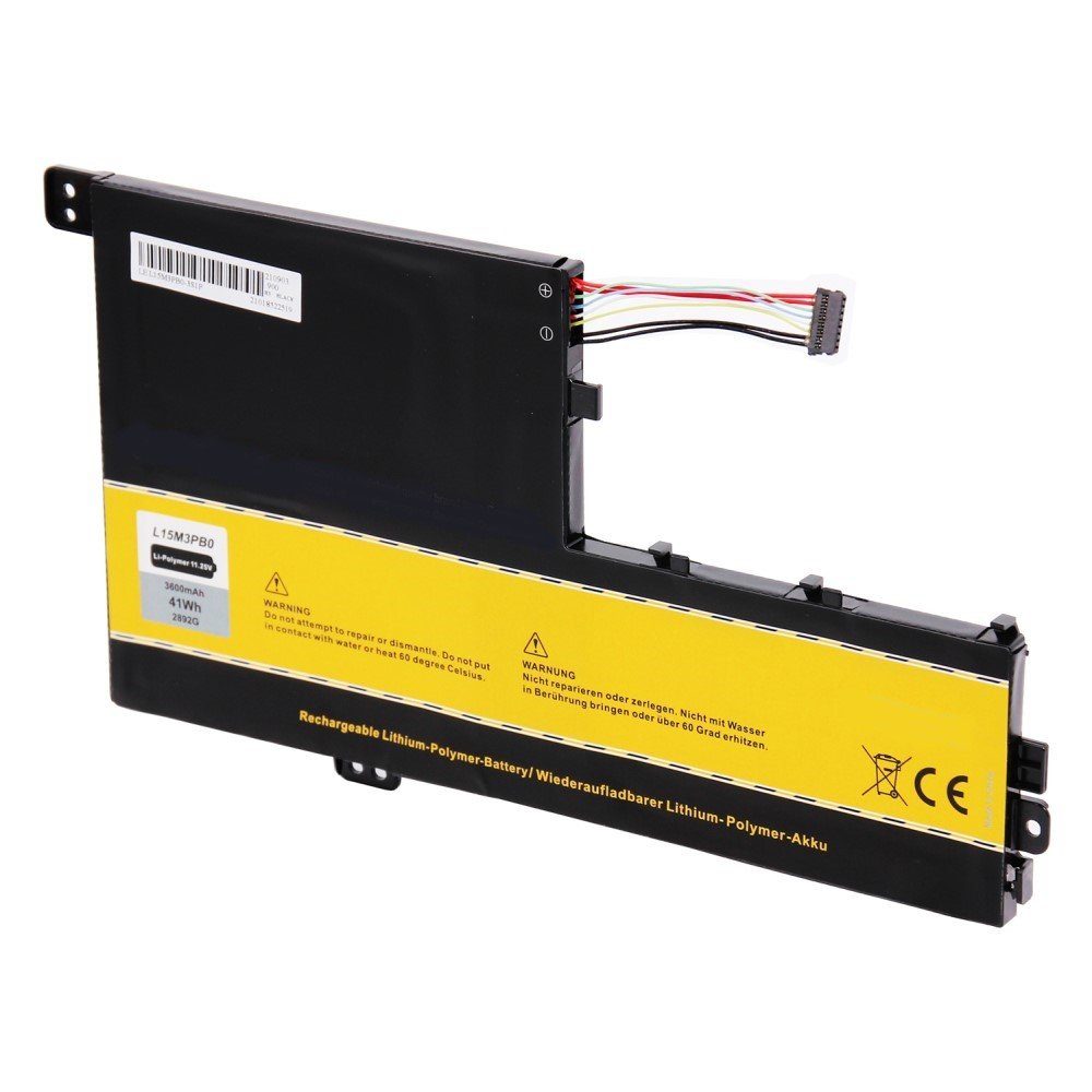 Patona Akku für Lenovo Yoga 510-14ISK 520-14IKB IdeaPad 320S-14IKB L15M3PBO Laptop-Akku Ersatzakku 3600 mAh (11,25 V, 1 St), 100% kompatibel l maßgefertigte Passform