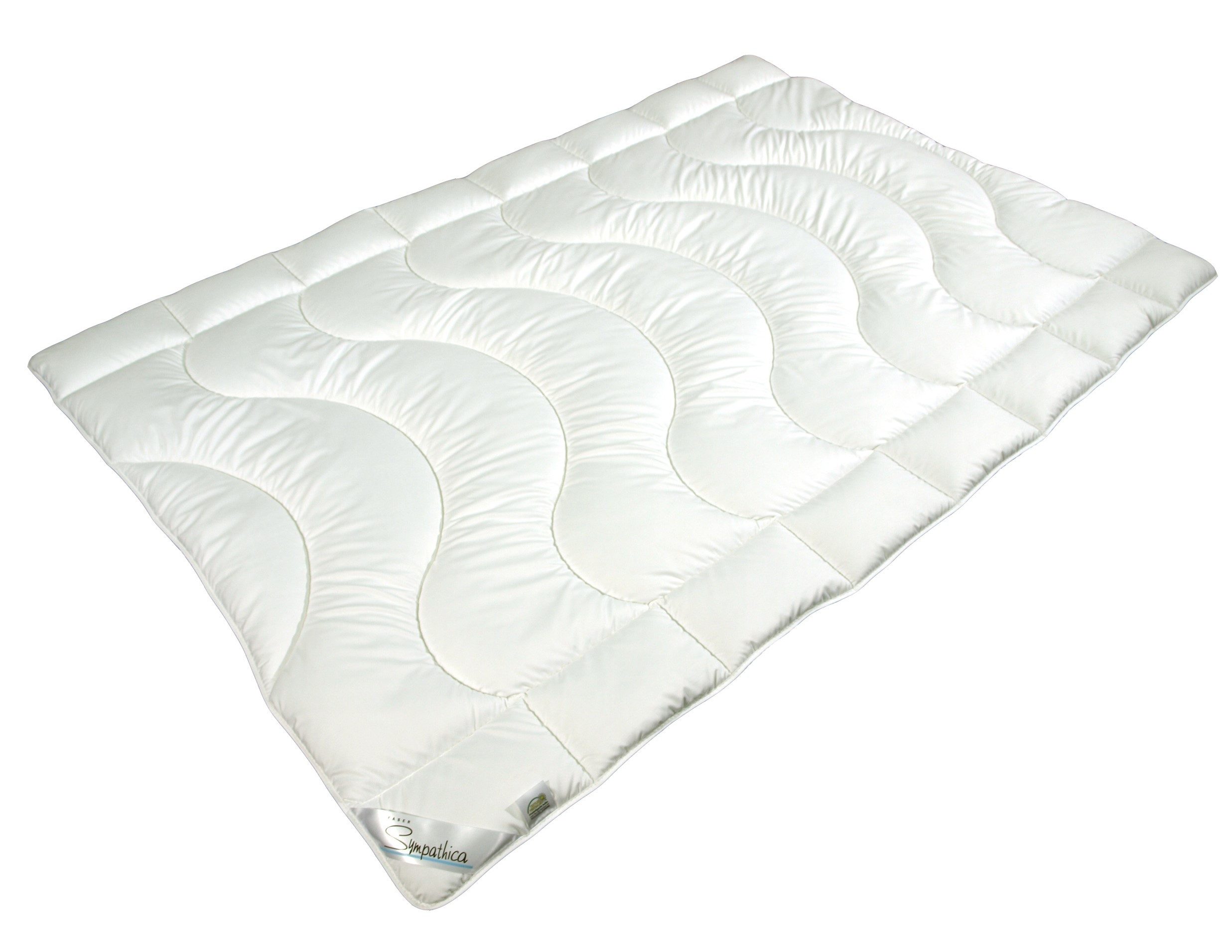 Sympathica Microfaserbettdecke Sympathica Microfaser Feinbatist Steppbett 155x200 cm Ganzjahresdecke, Füllung: 100% Polyester, Bezug: 100 % Polyester, im Zwischenmaß 155x200cm