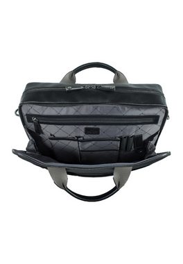 Braun Büffel Businesstasche LIVORNO Businesstasche L, aus echtem Leder mit 15" Laptopfach
