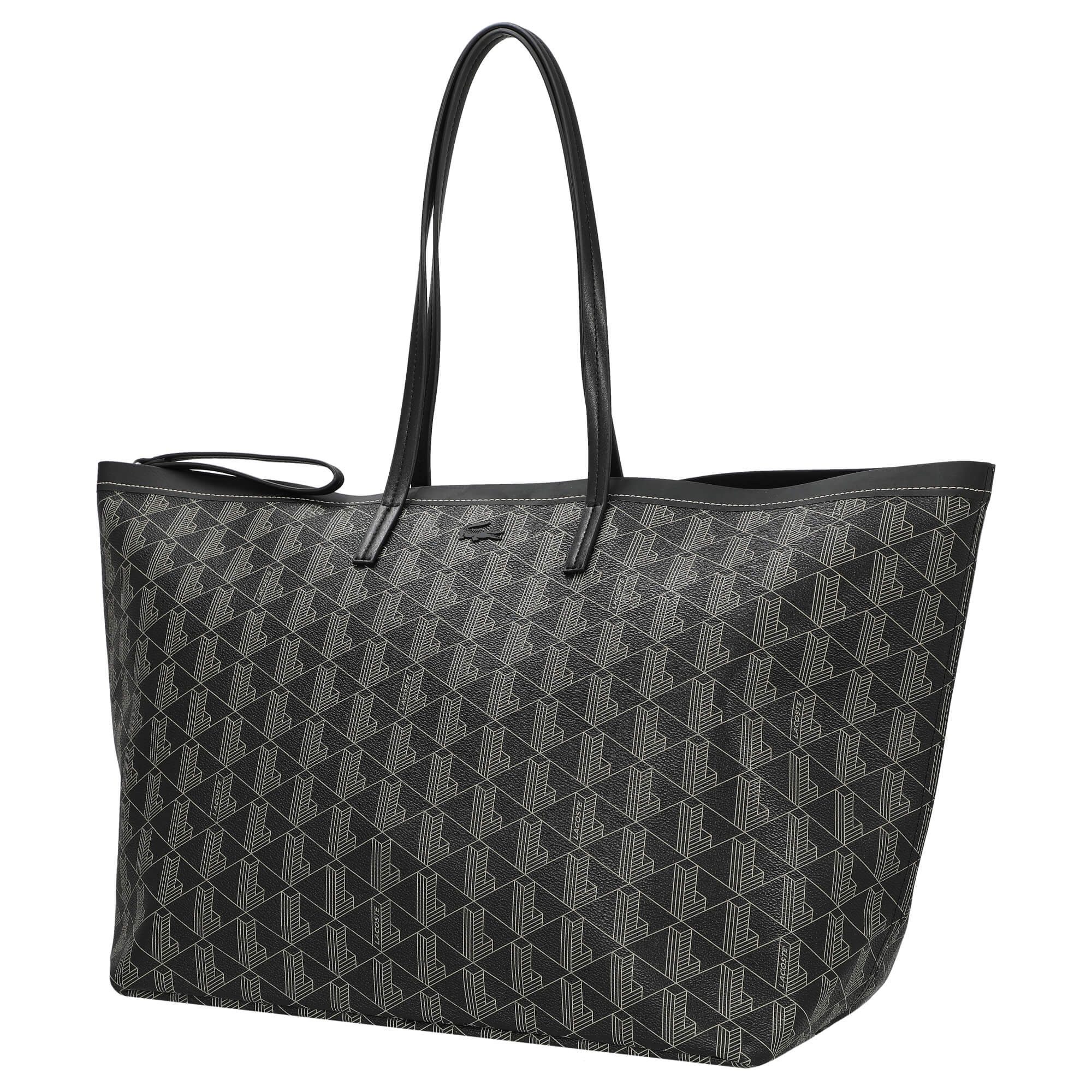 Lacoste Shopper Zely - Shopper L (mono noir beige)