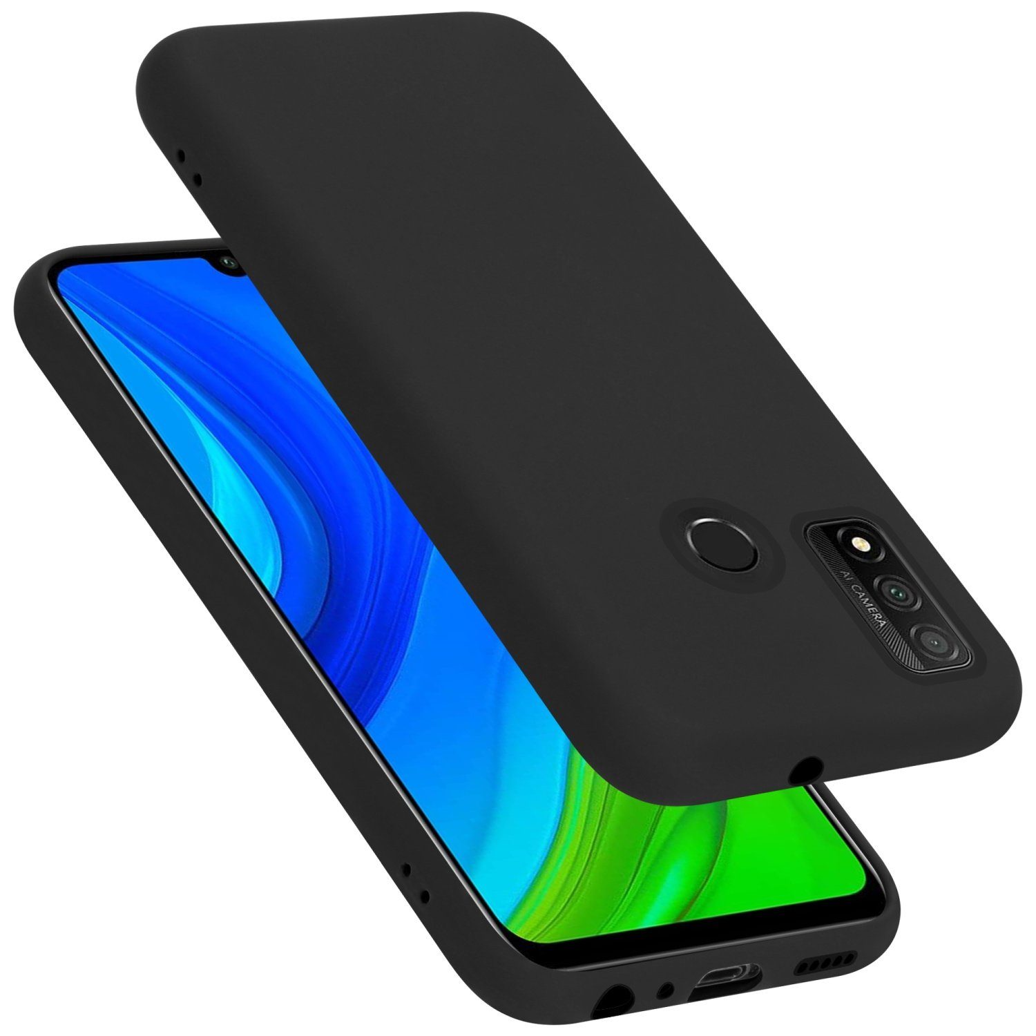 Cadorabo Handyhülle für Huawei P SMART 2020 Hülle Huawei P SMART 2020, Flexible Hülle TPU Silikon Schutzhülle Back Cover Case