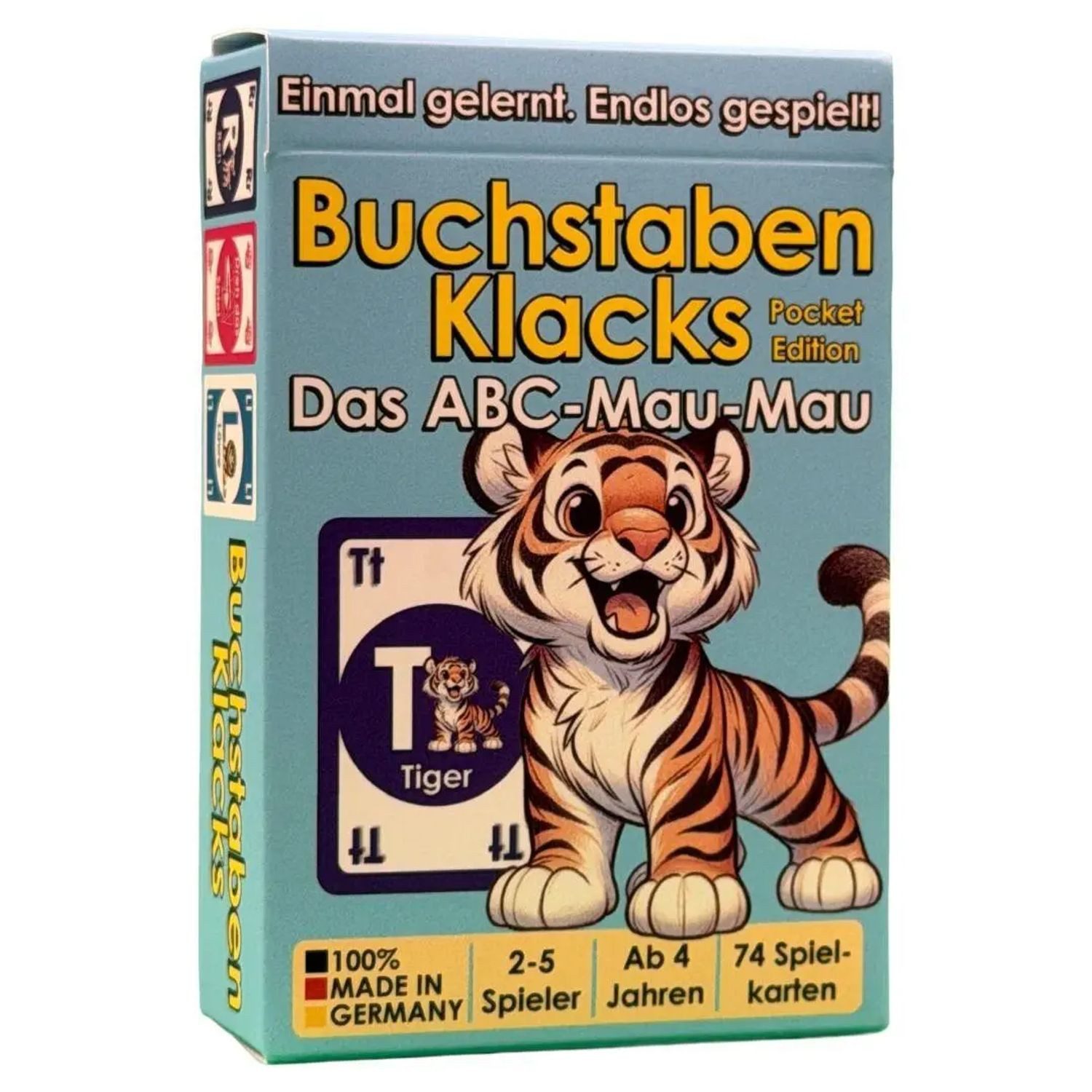 Alster- und ElbHarmonie Spiel Buchstaben Klacks Pocket (Tiger)