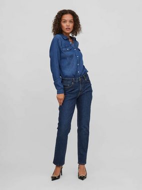 Vila Bootcut-Jeans (1-tlg) Plain/ohne Details