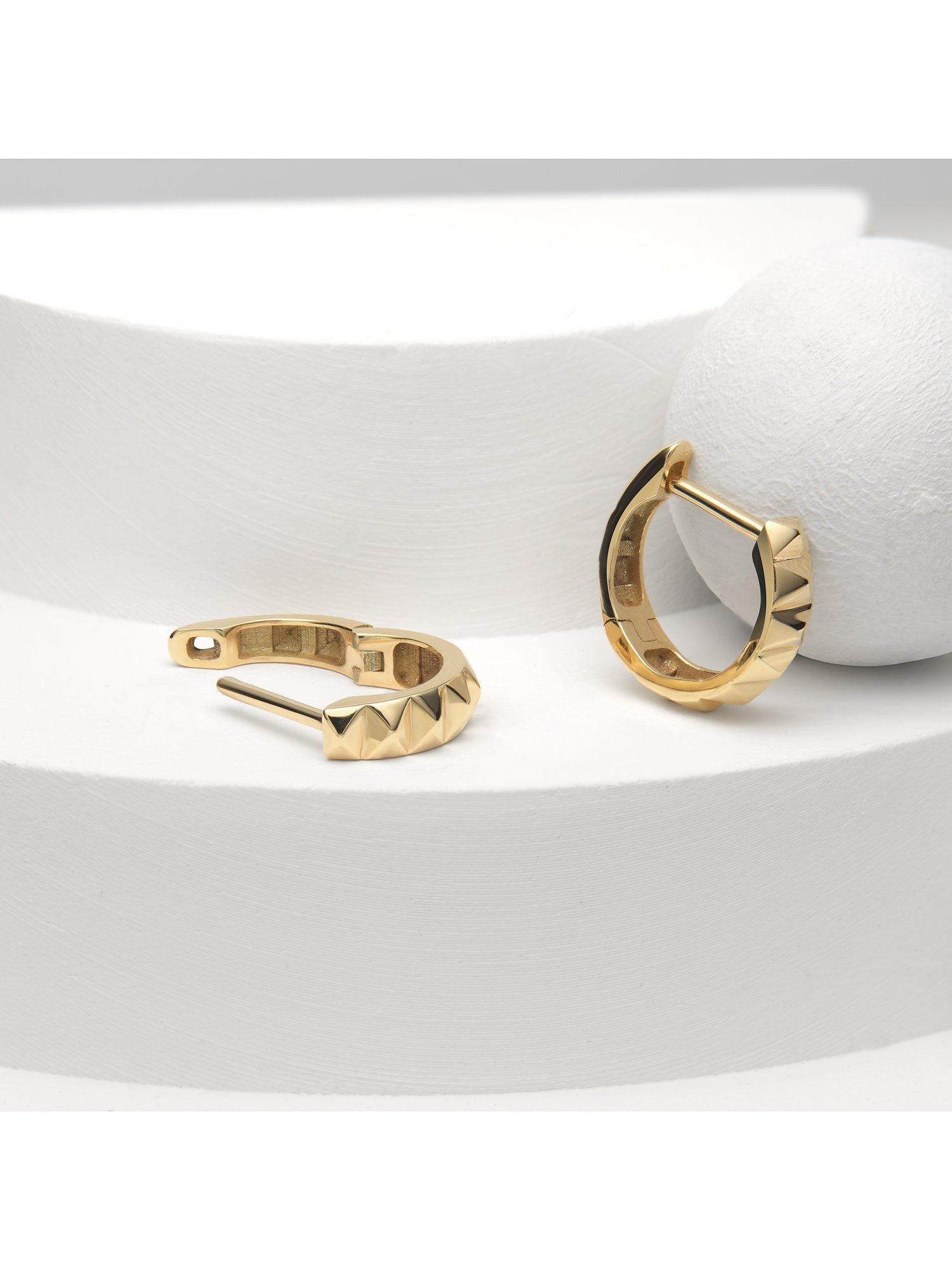 CHRIST Paar Creolen CHRIST Damen-Creolen 585er Gelbgold (Paar) günstig online kaufen