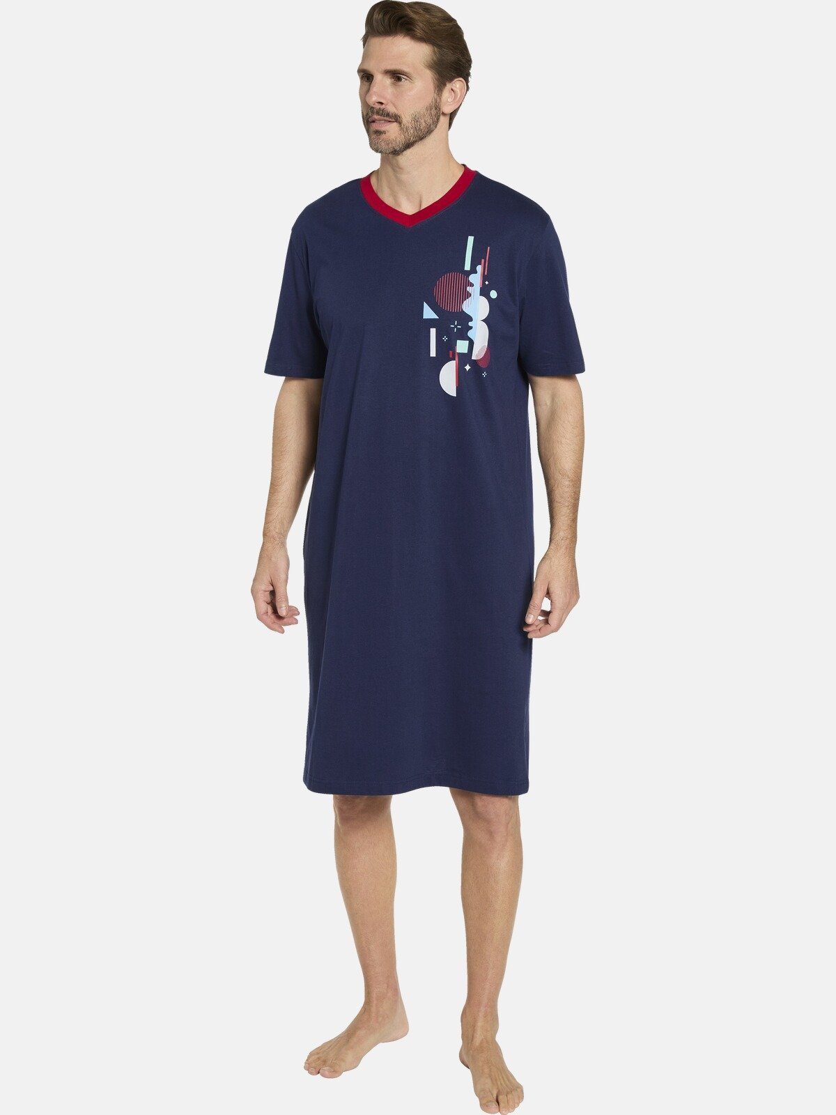Babista Pyjamaoberteil VIERTO mit modischem Aufdruck günstig online kaufen