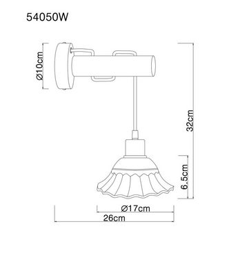 Globo Wandleuchte Wandleuchte Innen Wohnzimmer Wandlampe Schlafzimmer Leselampe Flur