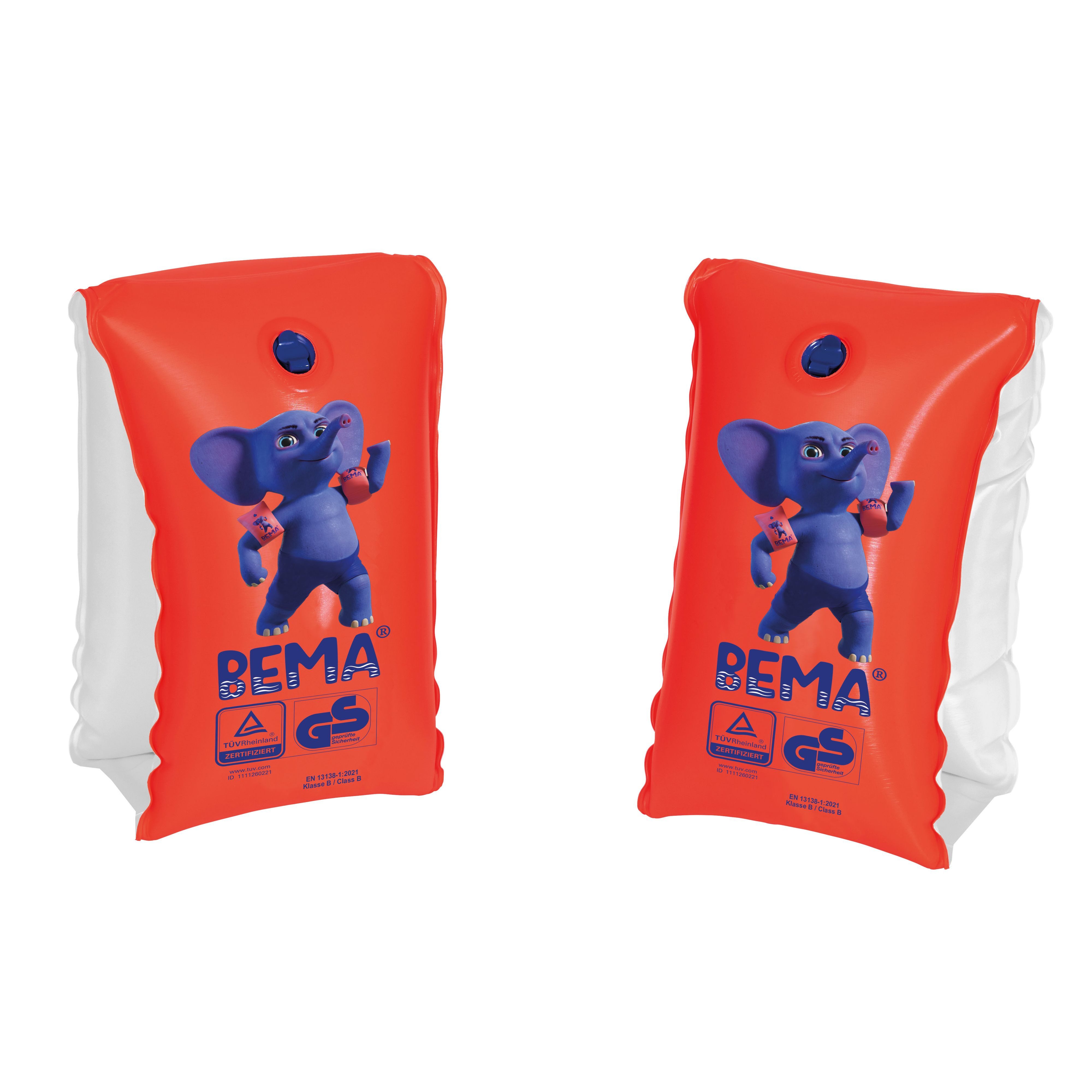 Happy People Schwimmhilfe BEMA® Schwimmflügel - für Kinder von 1-6 Jahren, orange, Gr. 0