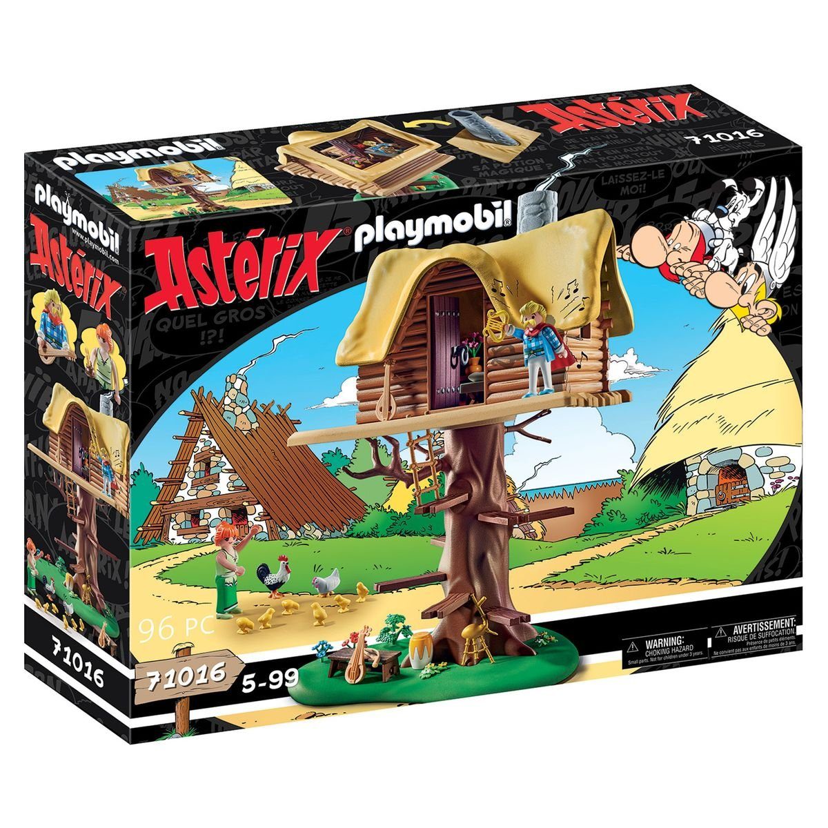 Playmobil® Spielwelt PLAYMOBIL® 71016 - Asterix - Troubadix mit Baumhaus günstig online kaufen
