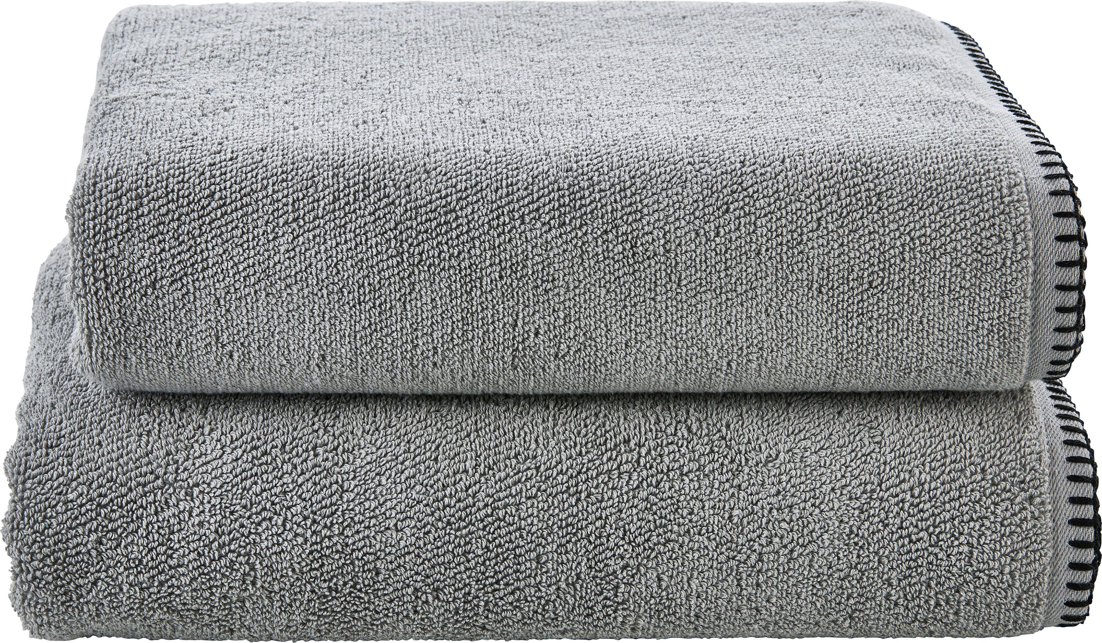 done.® Duschtuch Deluxe Prime, Zwirnfrottee (1-St), günstig online kaufen