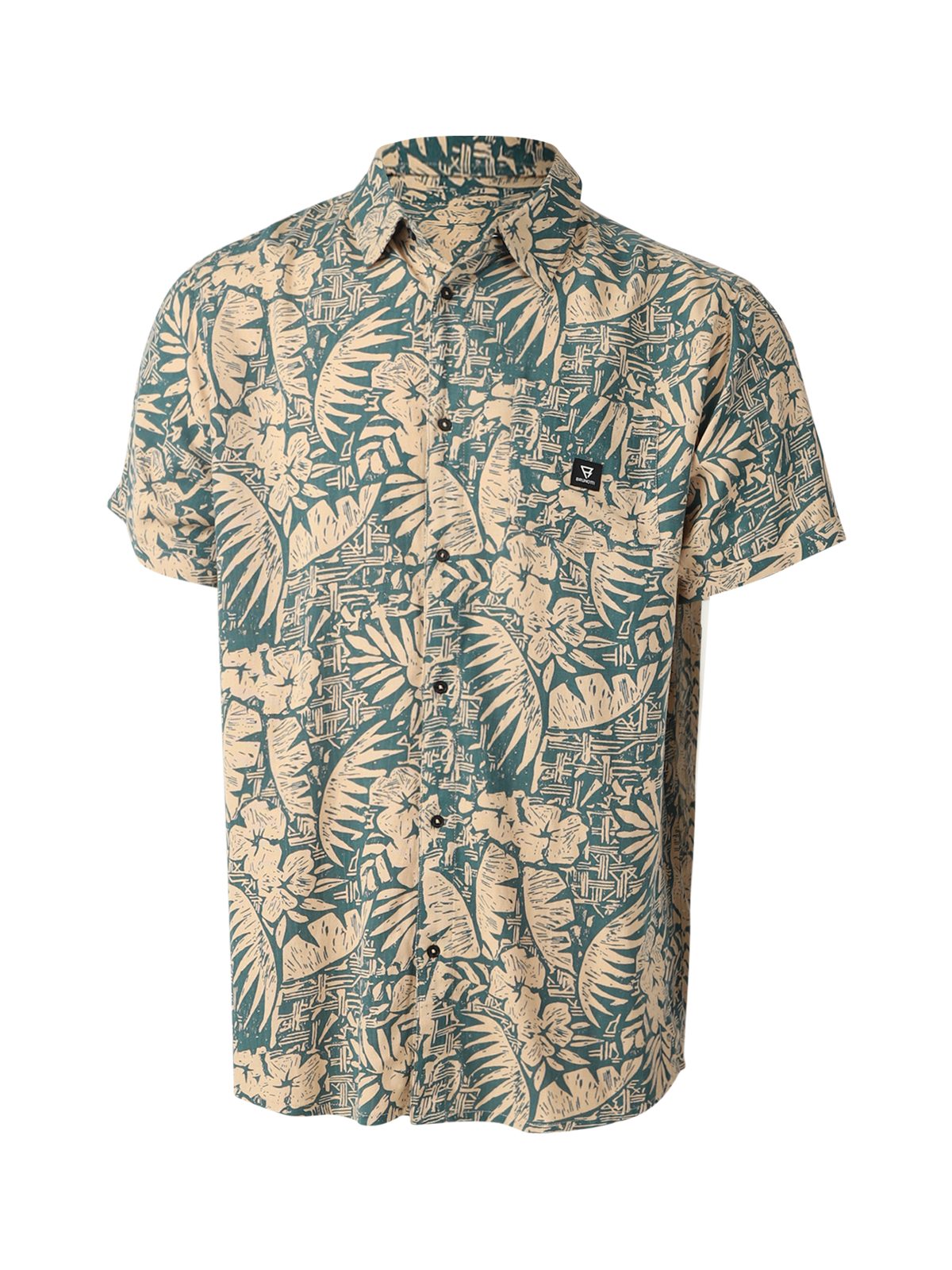 Brunotti Hawaiihemd Surfrider Men Shirt Vintage Hawai Green