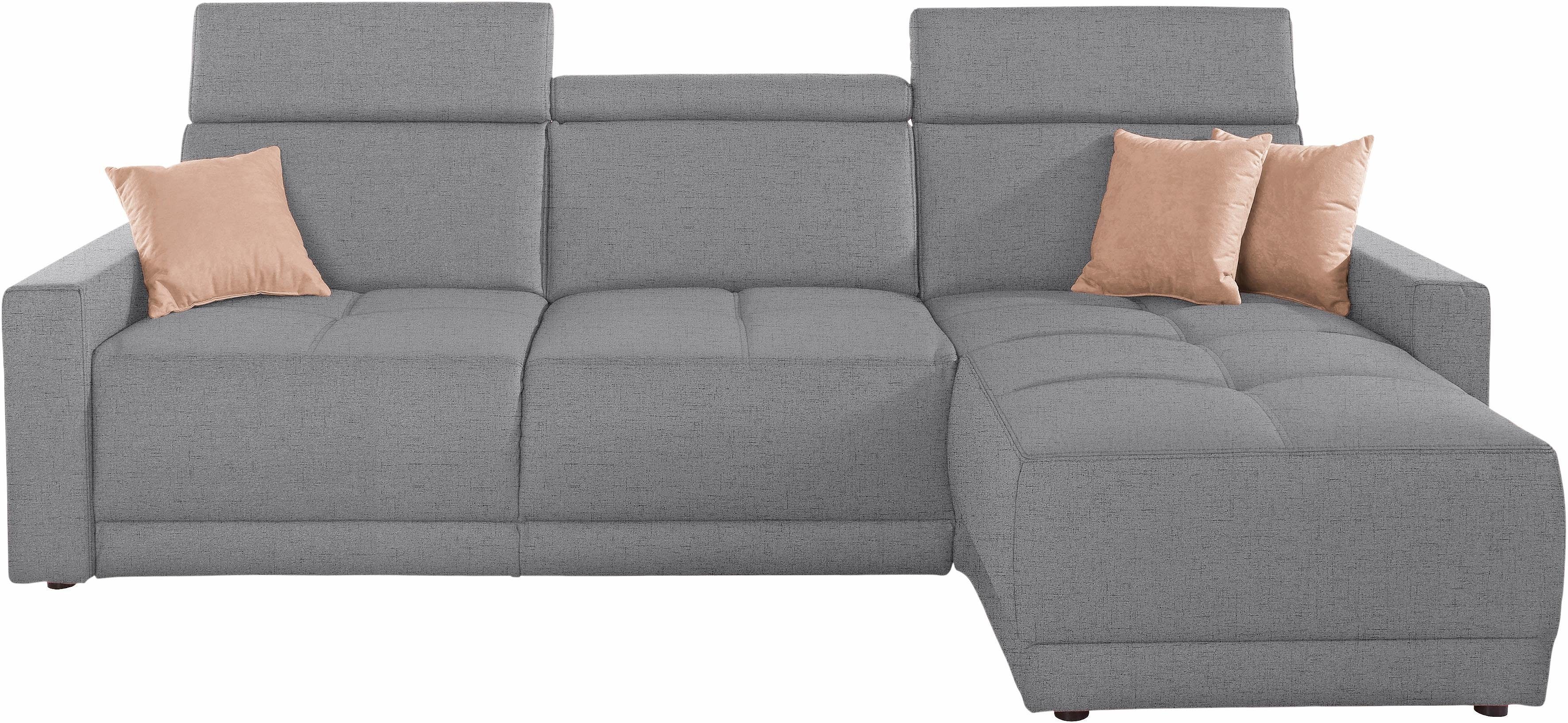DOMO collection Ecksofa "Ava mit moderner Sitzheftung & toller Doppelnaht, günstig online kaufen